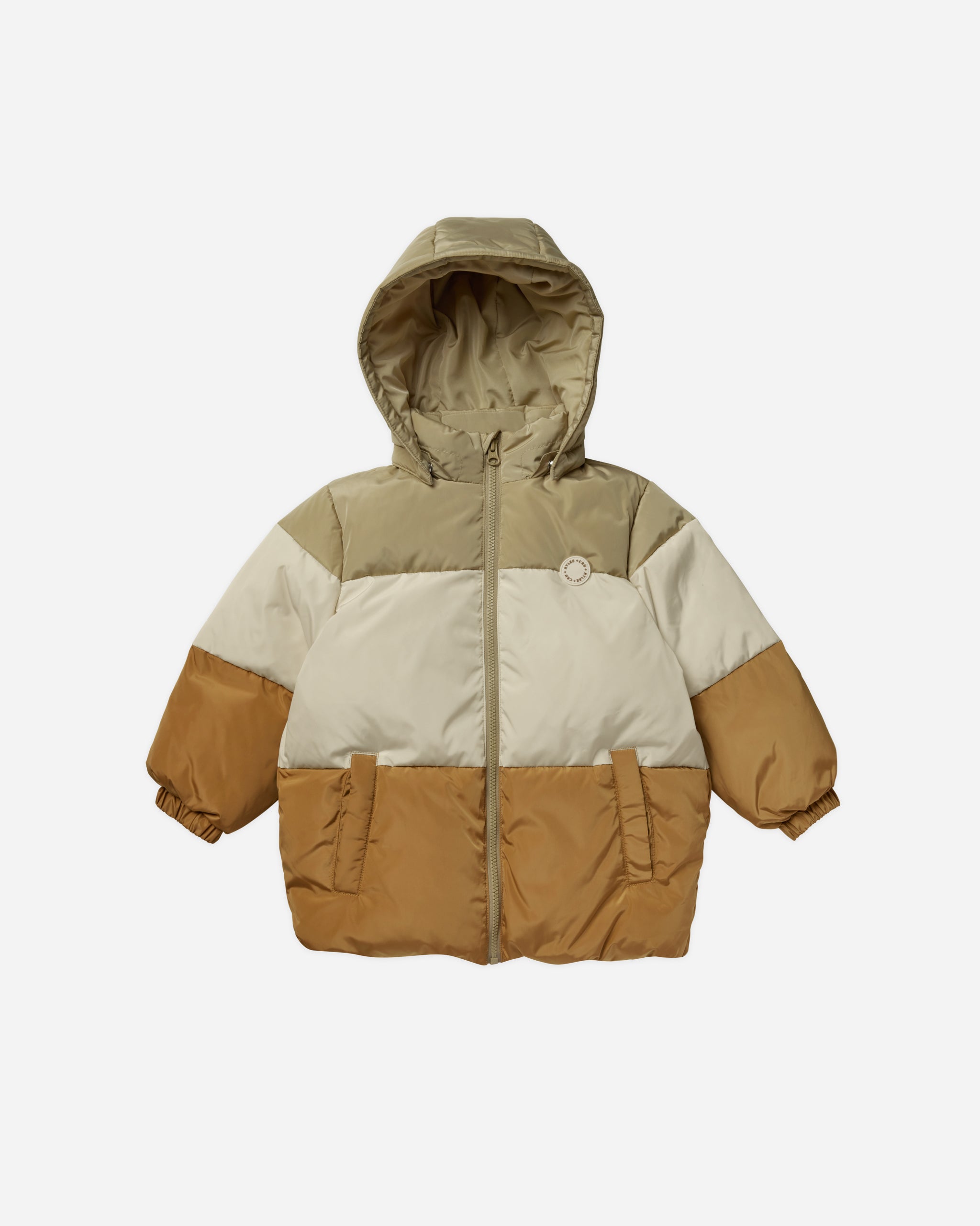 Puffer Jacket | Color Block - Rylee + Cru | Kids Clothes | Trendy Baby Clothes | Modern Infant Outfits |