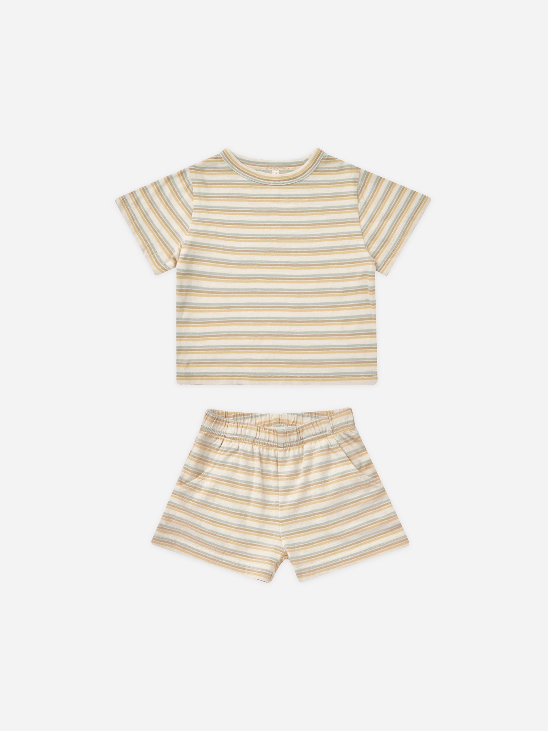 Jersey Set || Vintage Stripe - Rylee + Cru | Kids Clothes | Trendy Baby Clothes | Modern Infant Outfits |