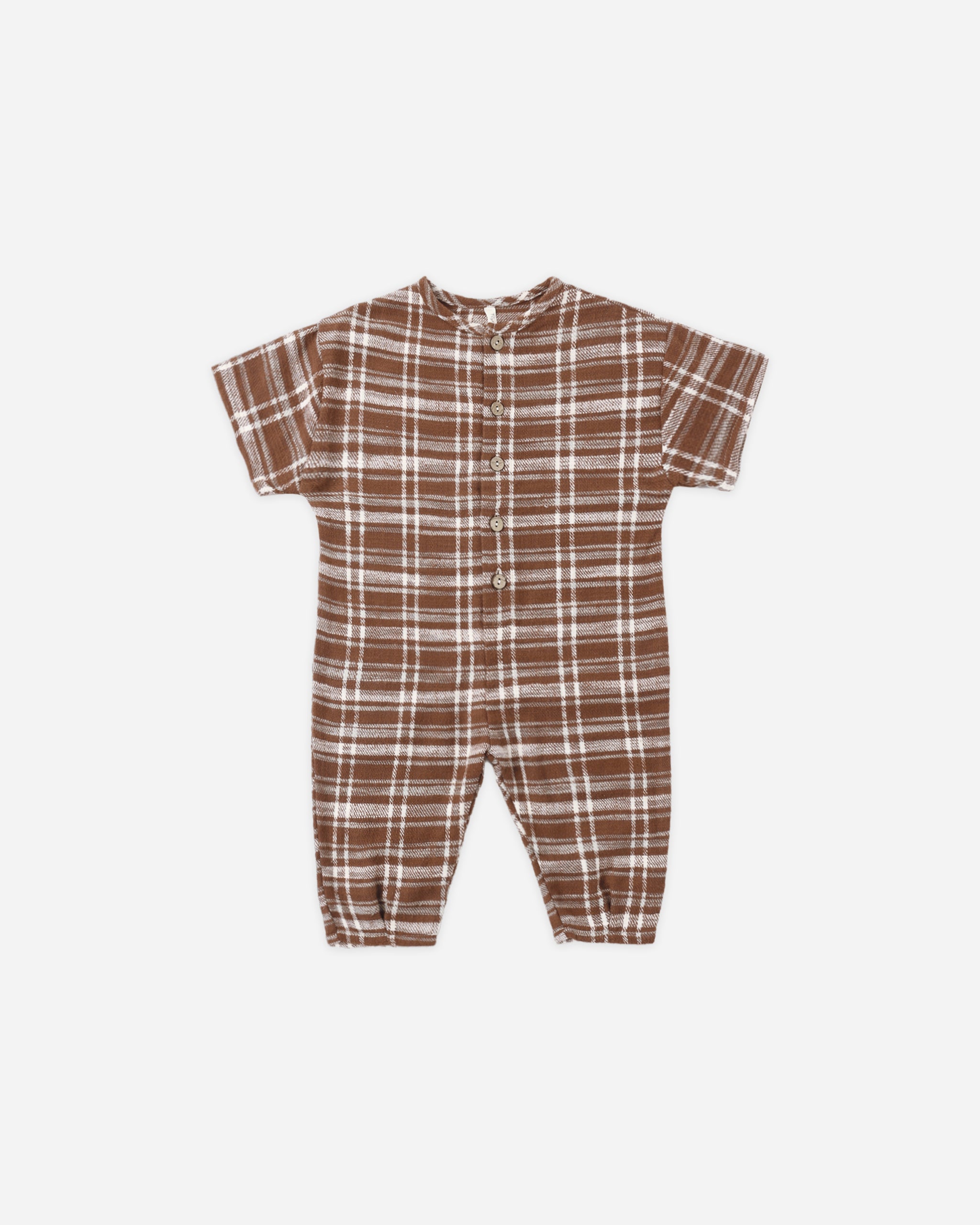 Hayes Jumpsuit Aspen Plaid - Rylee + Cru | Kids Clothes | Trendy Baby Clothes | Modern Infant Outfits |