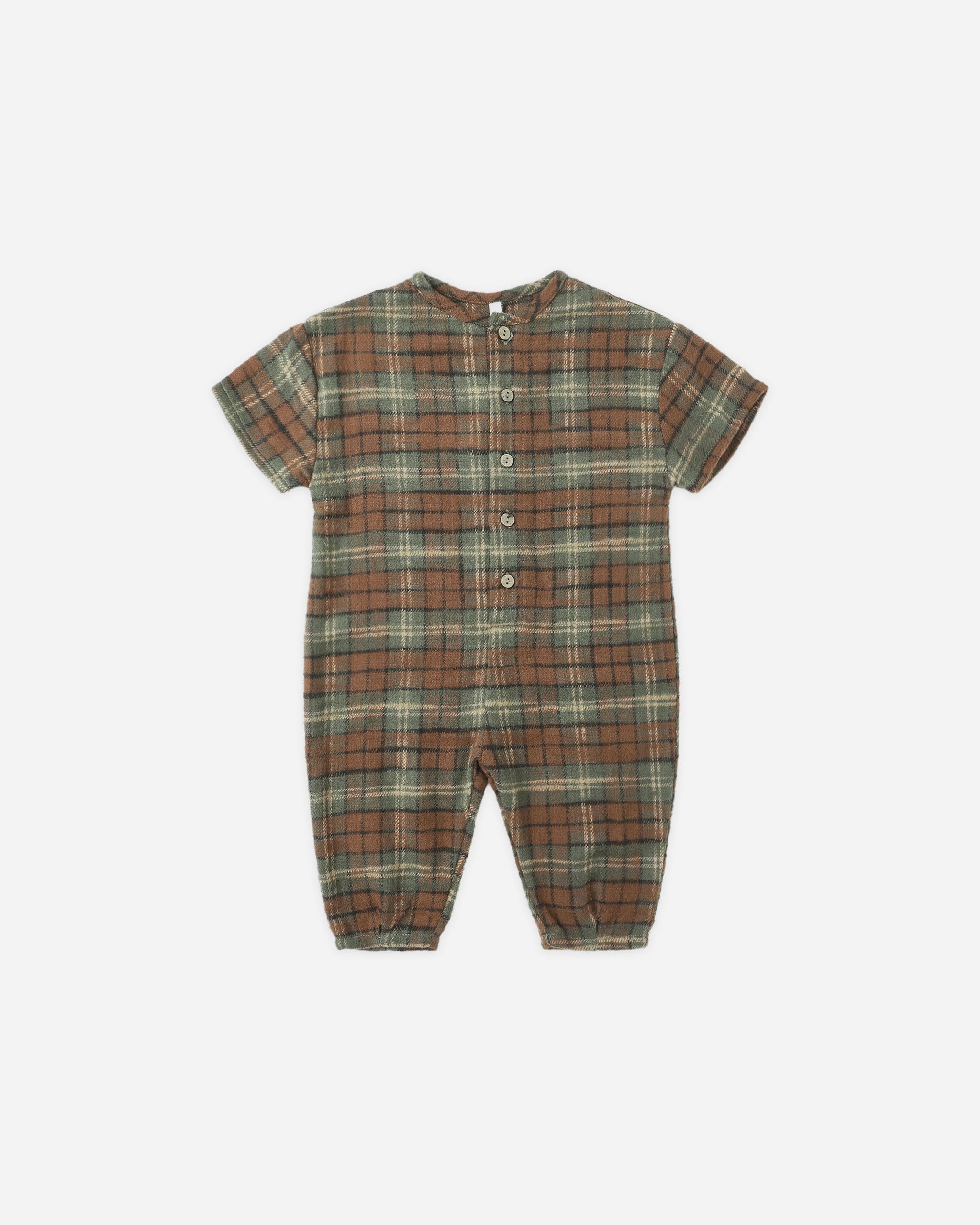 Hayes Jumpsuit || Holiday Plaid - Rylee + Cru | Kids Clothes | Trendy Baby Clothes | Modern Infant Outfits |