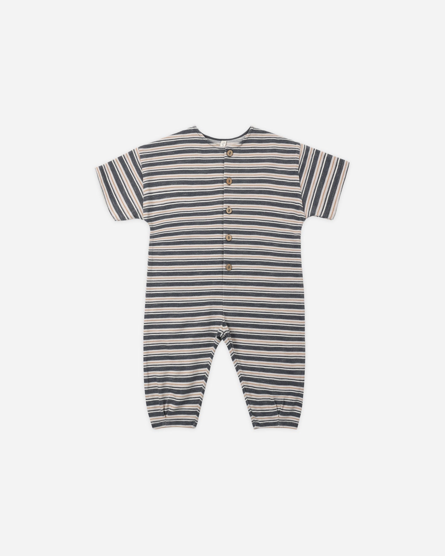 Hayes Jumpsuit Blue Stripe - Rylee + Cru | Kids Clothes | Trendy Baby Clothes | Modern Infant Outfits |