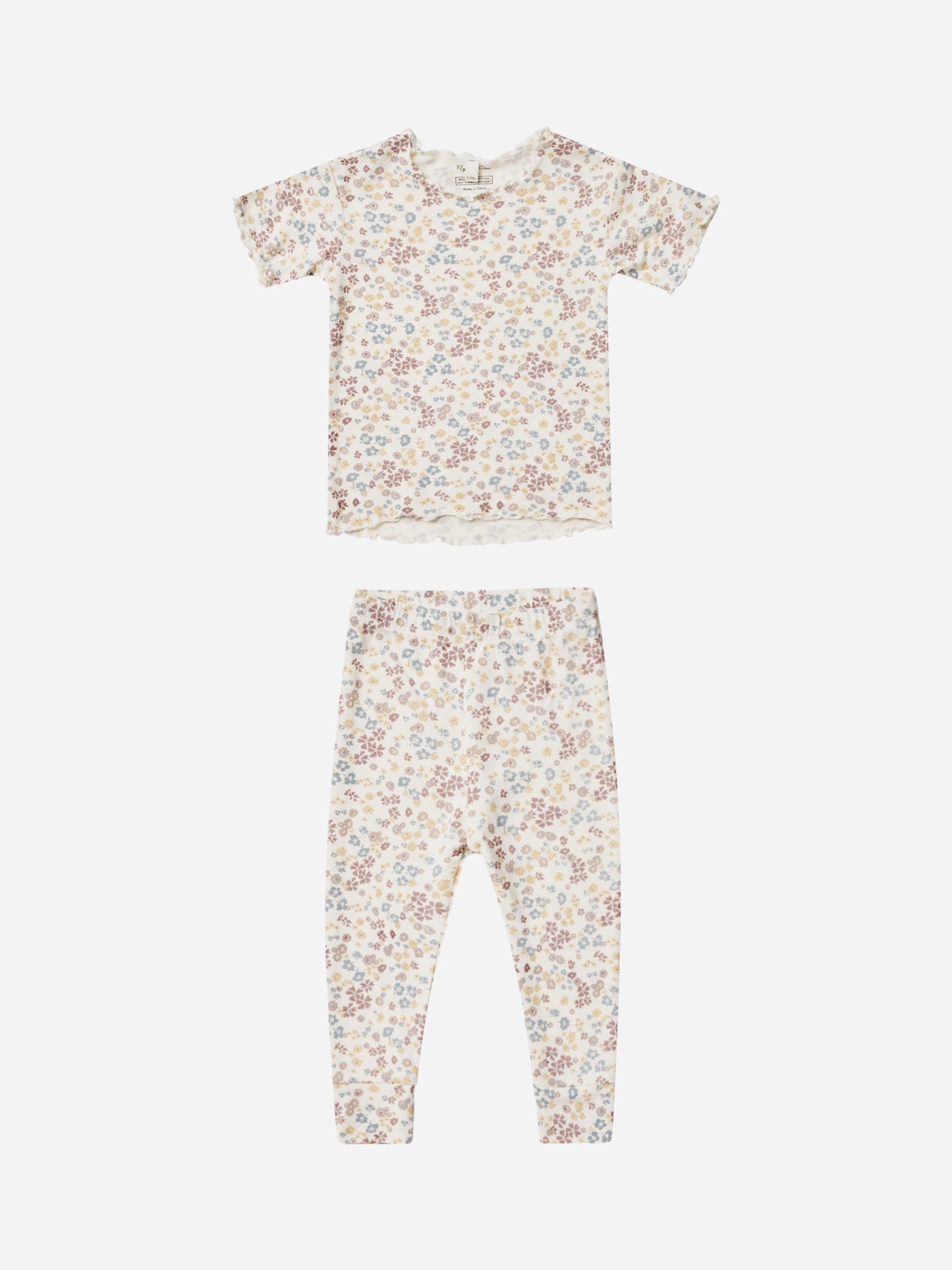 Summer Pj Set || Wild Flowers - Rylee + Cru | Kids Clothes | Trendy Baby Clothes | Modern Infant Outfits |