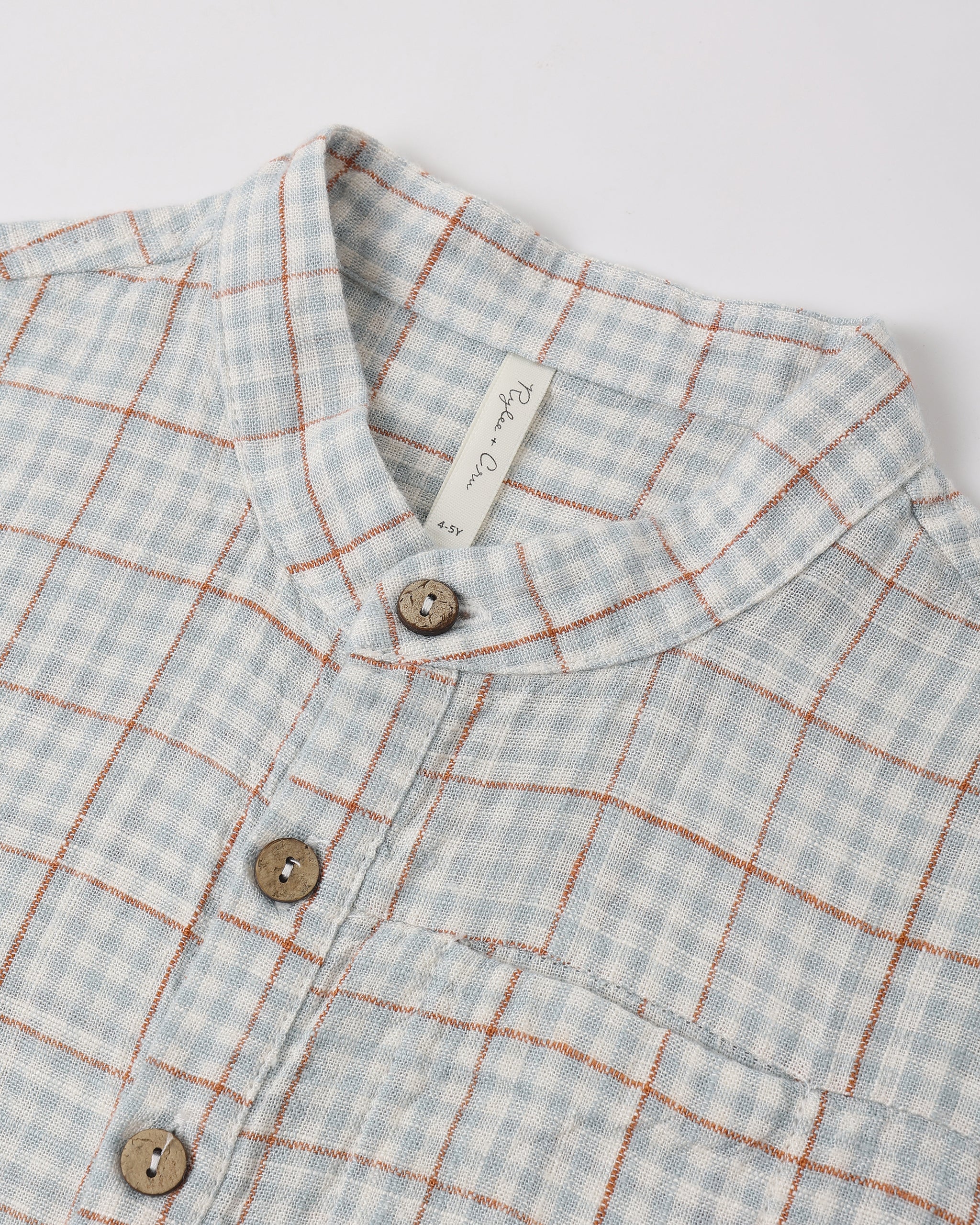 Mason Shirt Light Blue Plaid - Rylee + Cru | Kids Clothes | Trendy Baby Clothes | Modern Infant Outfits |