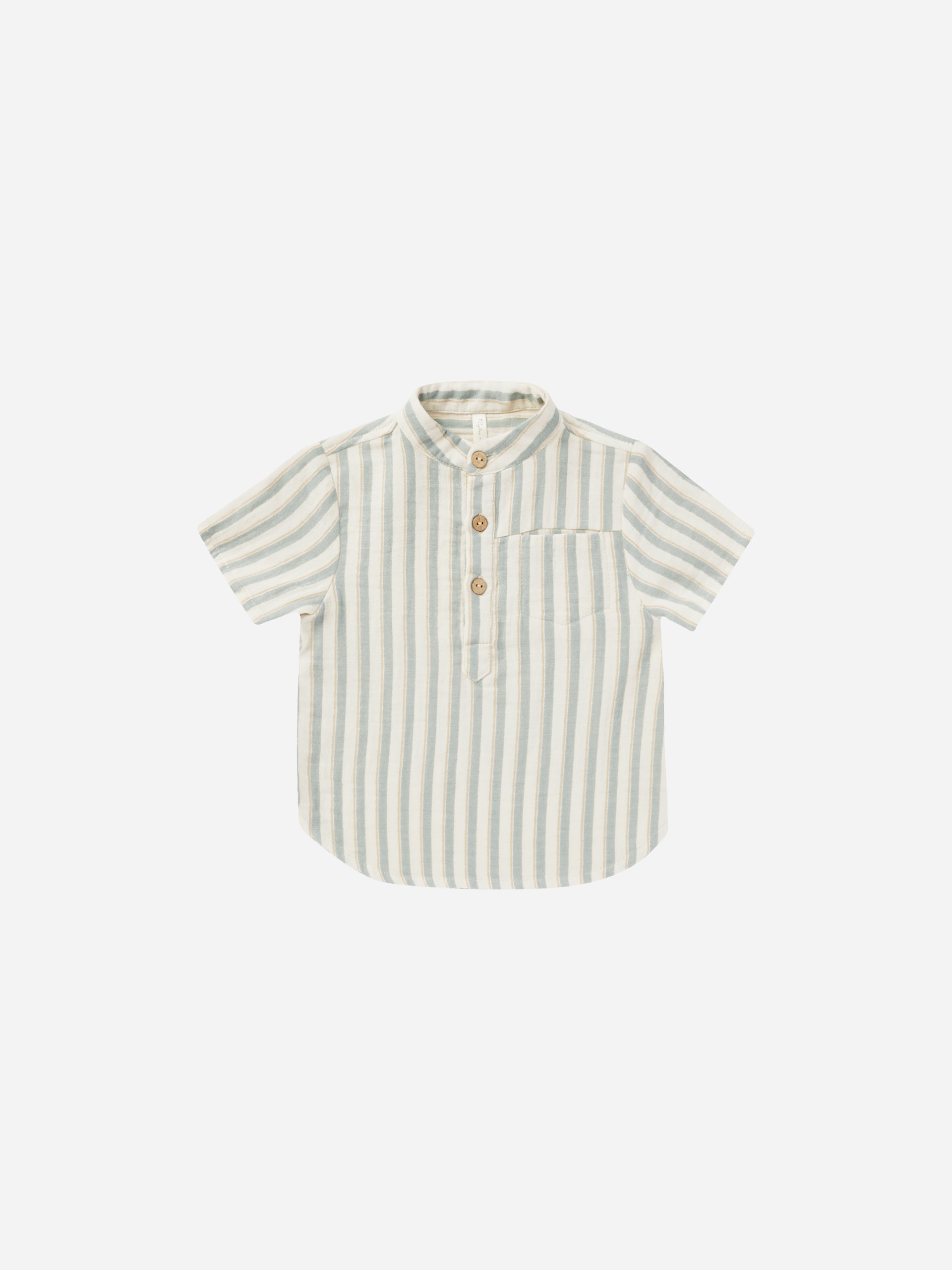 Mason Shirt || Ocean Stripe - Rylee + Cru | Kids Clothes | Trendy Baby Clothes | Modern Infant Outfits |