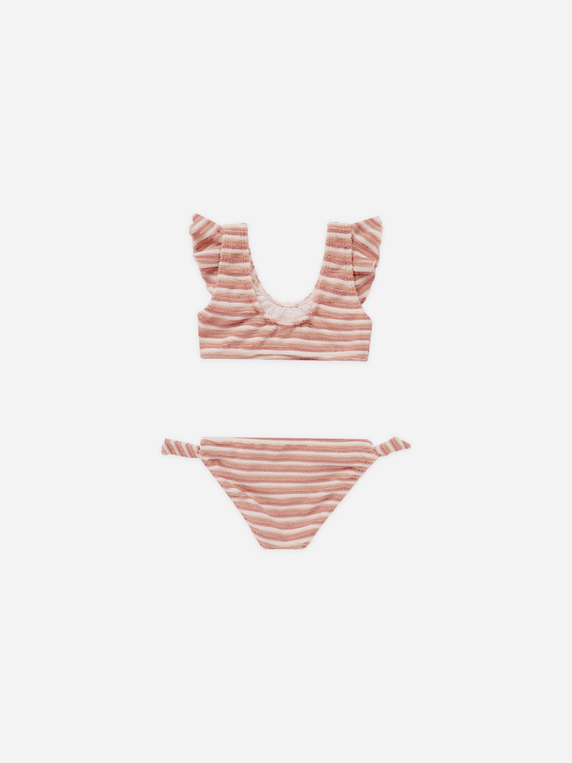 Ojai Bikini || Pink Stripe - Rylee + Cru | Kids Clothes | Trendy Baby Clothes | Modern Infant Outfits |