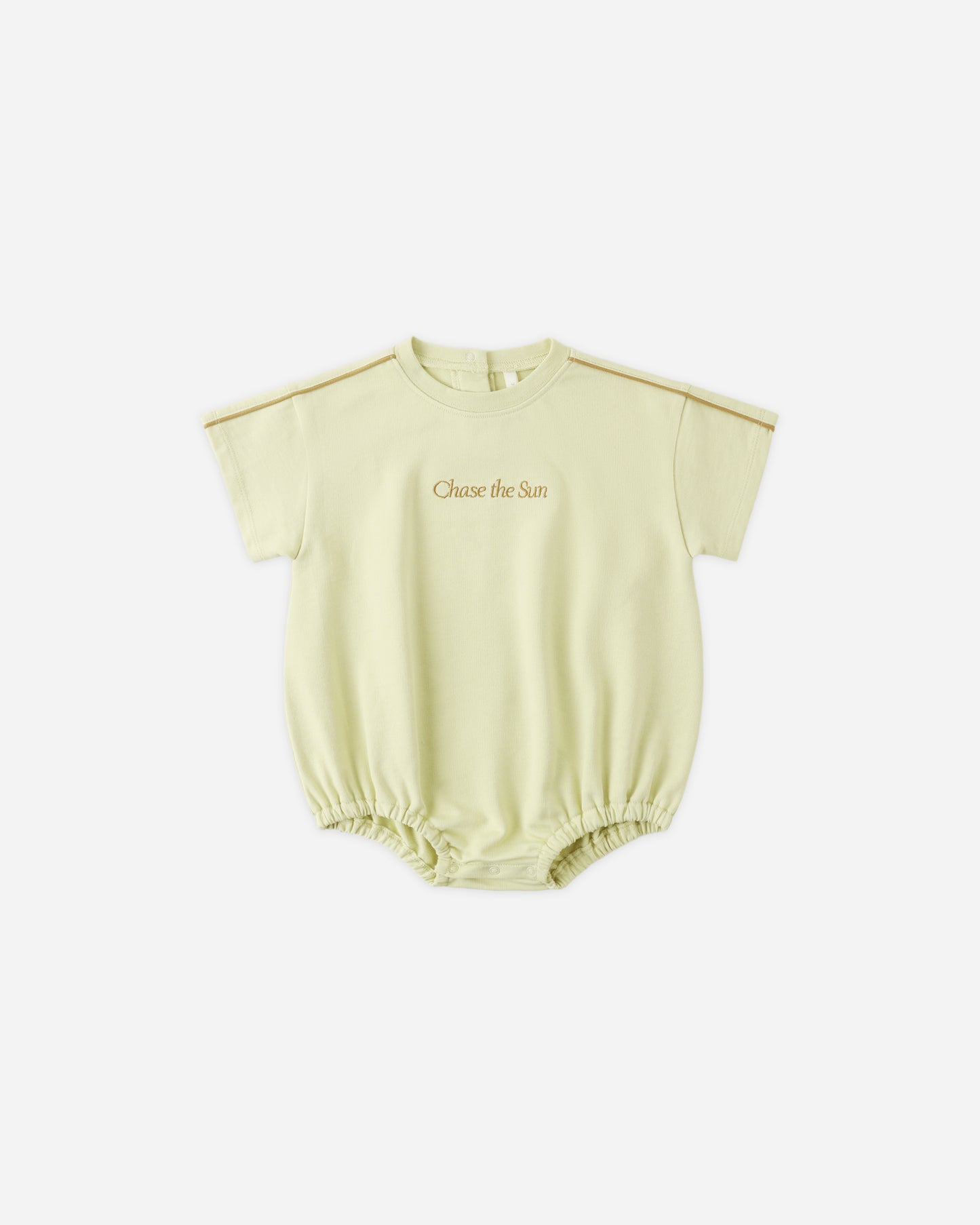 Relaxed Bubble Romper Chase The Sun - Rylee + Cru | Kids Clothes | Trendy Baby Clothes | Modern Infant Outfits |
