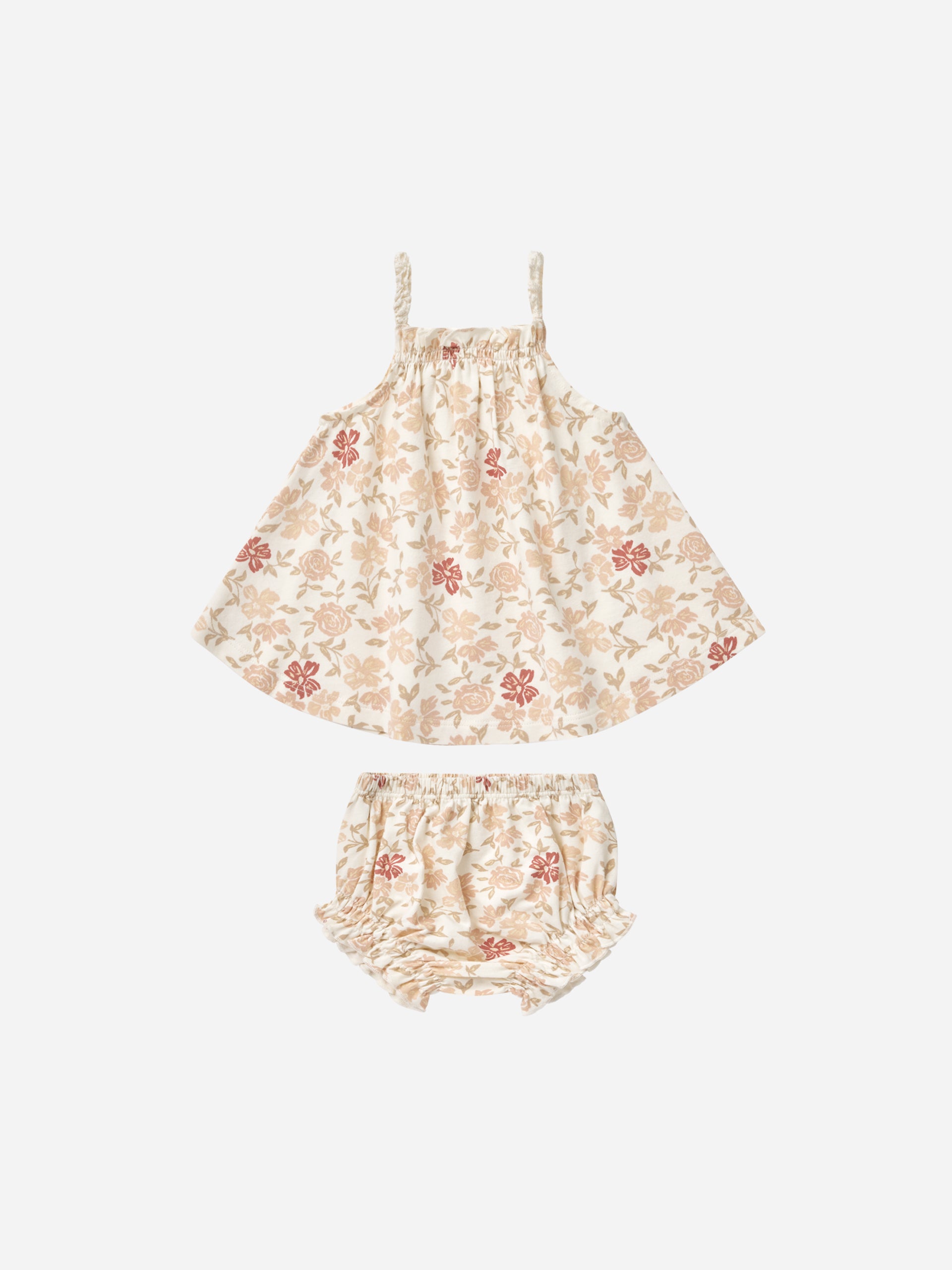 Swing Top + Bloomer Set || Pink Floral - Rylee + Cru | Kids Clothes | Trendy Baby Clothes | Modern Infant Outfits |