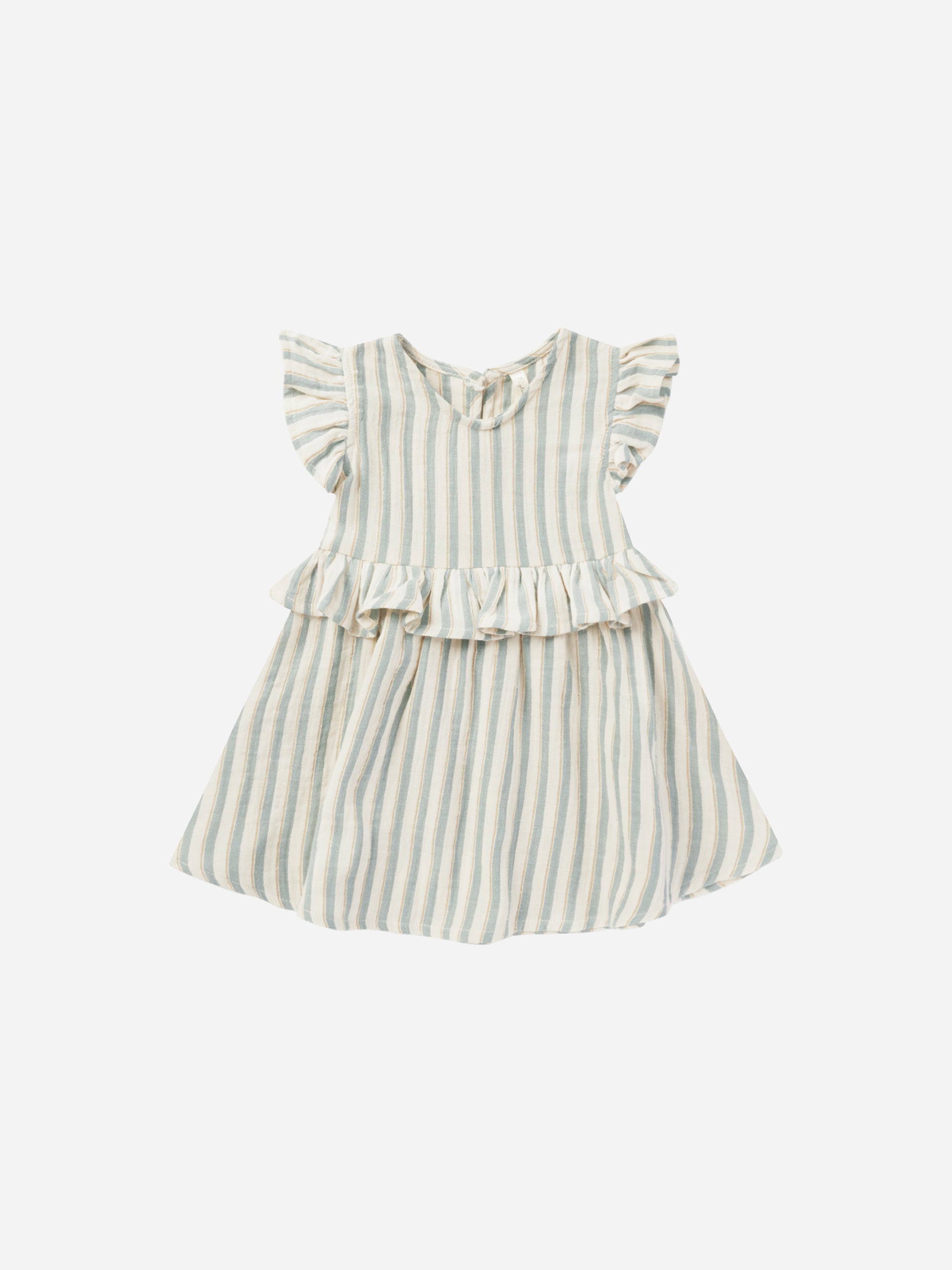 Brielle Dress || Ocean Stripe - Rylee + Cru | Kids Clothes | Trendy Baby Clothes | Modern Infant Outfits |