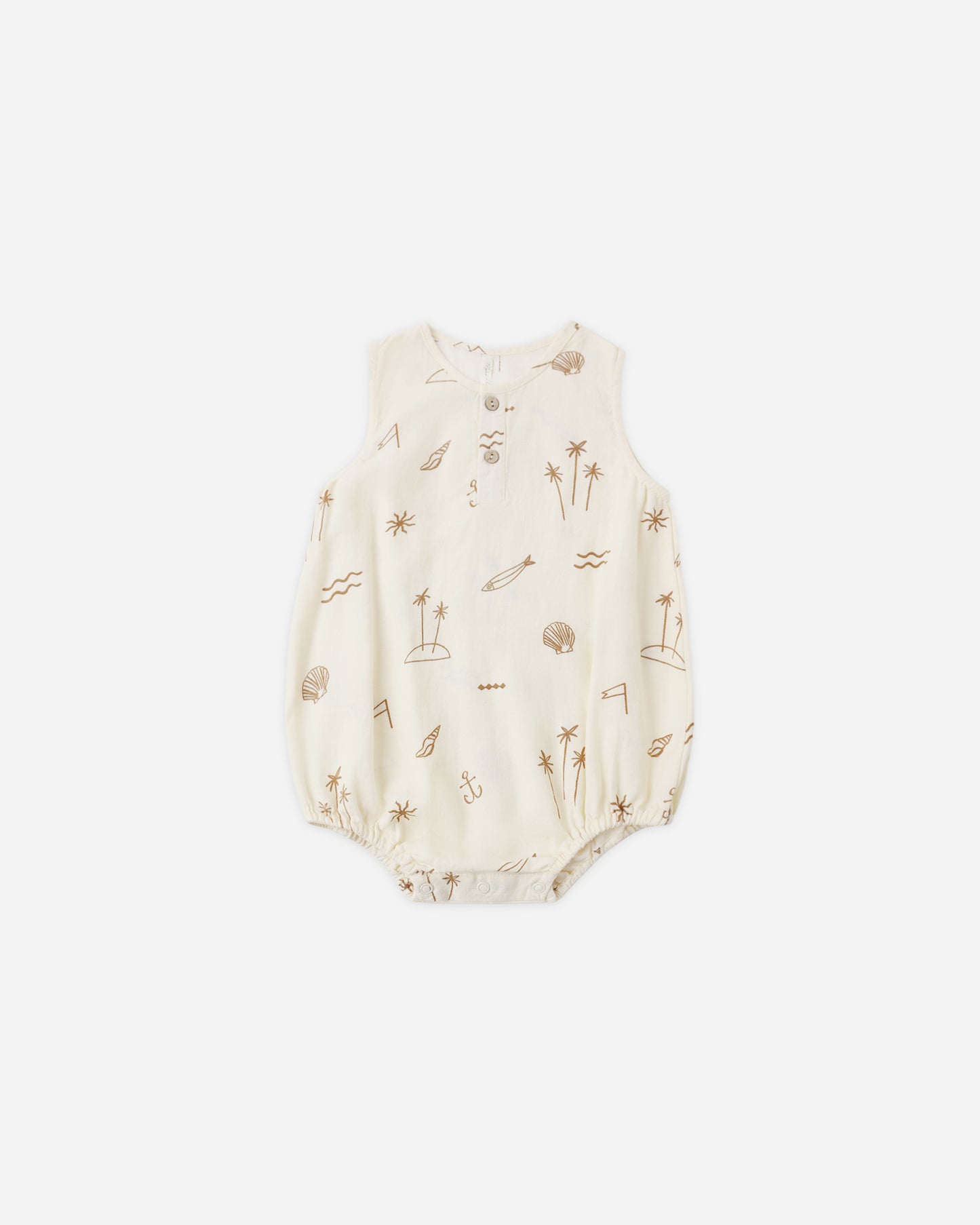 Beau Romper Coastal - Rylee + Cru | Kids Clothes | Trendy Baby Clothes | Modern Infant Outfits |