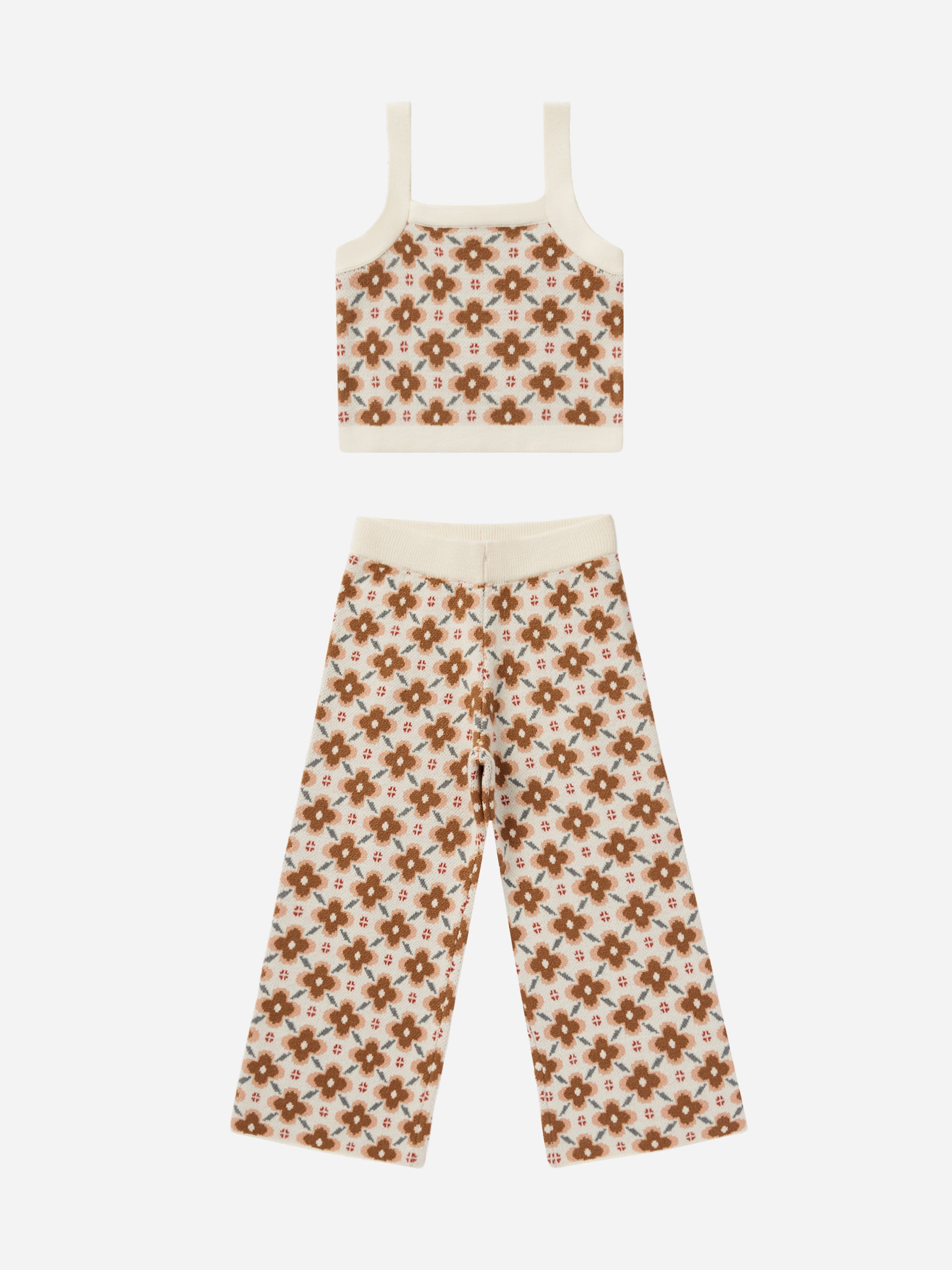 Kelsi Knit Set || Mosaic - Rylee + Cru | Kids Clothes | Trendy Baby Clothes | Modern Infant Outfits |