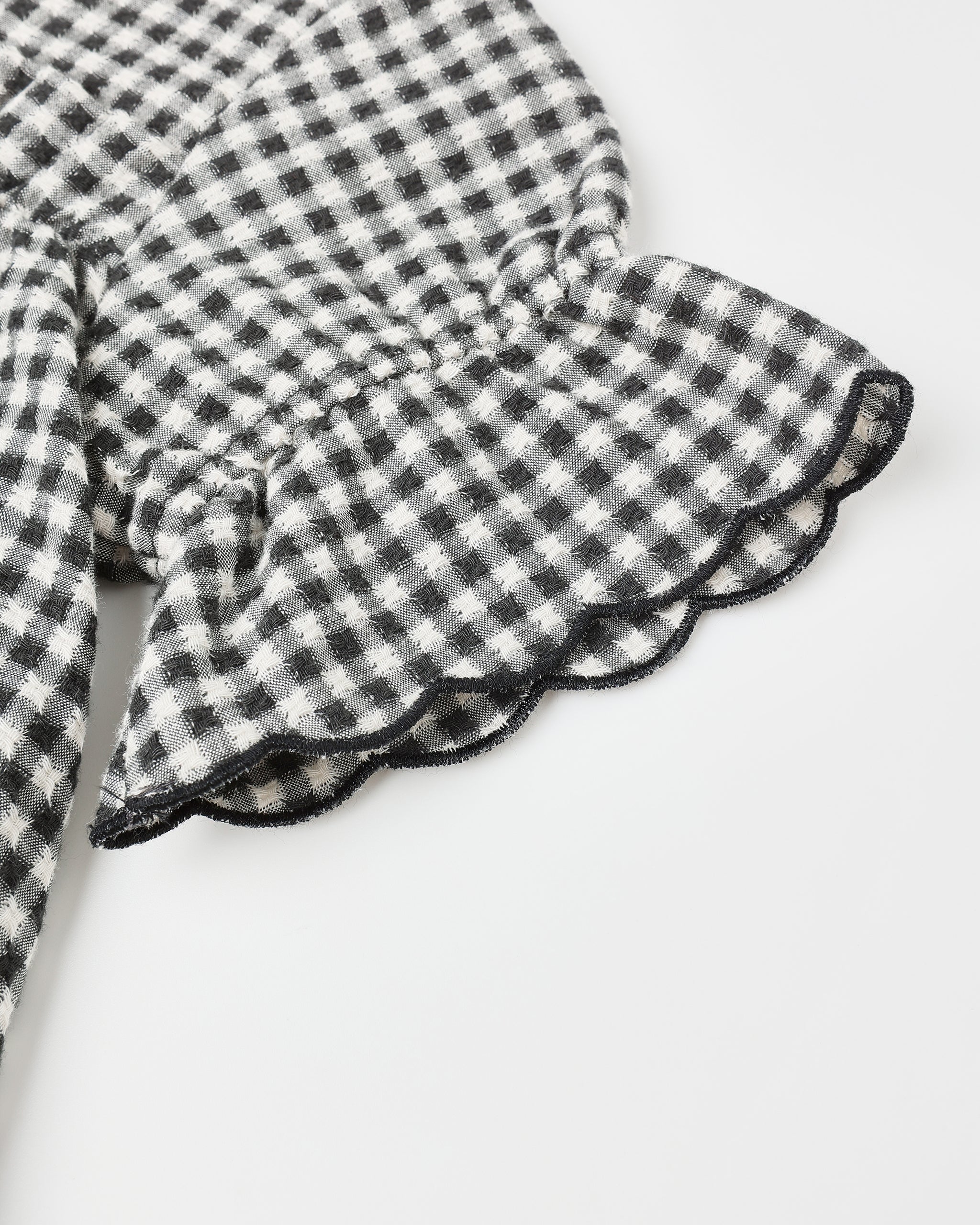 Francie Blouse || Black Gingham - Rylee + Cru | Kids Clothes | Trendy Baby Clothes | Modern Infant Outfits |