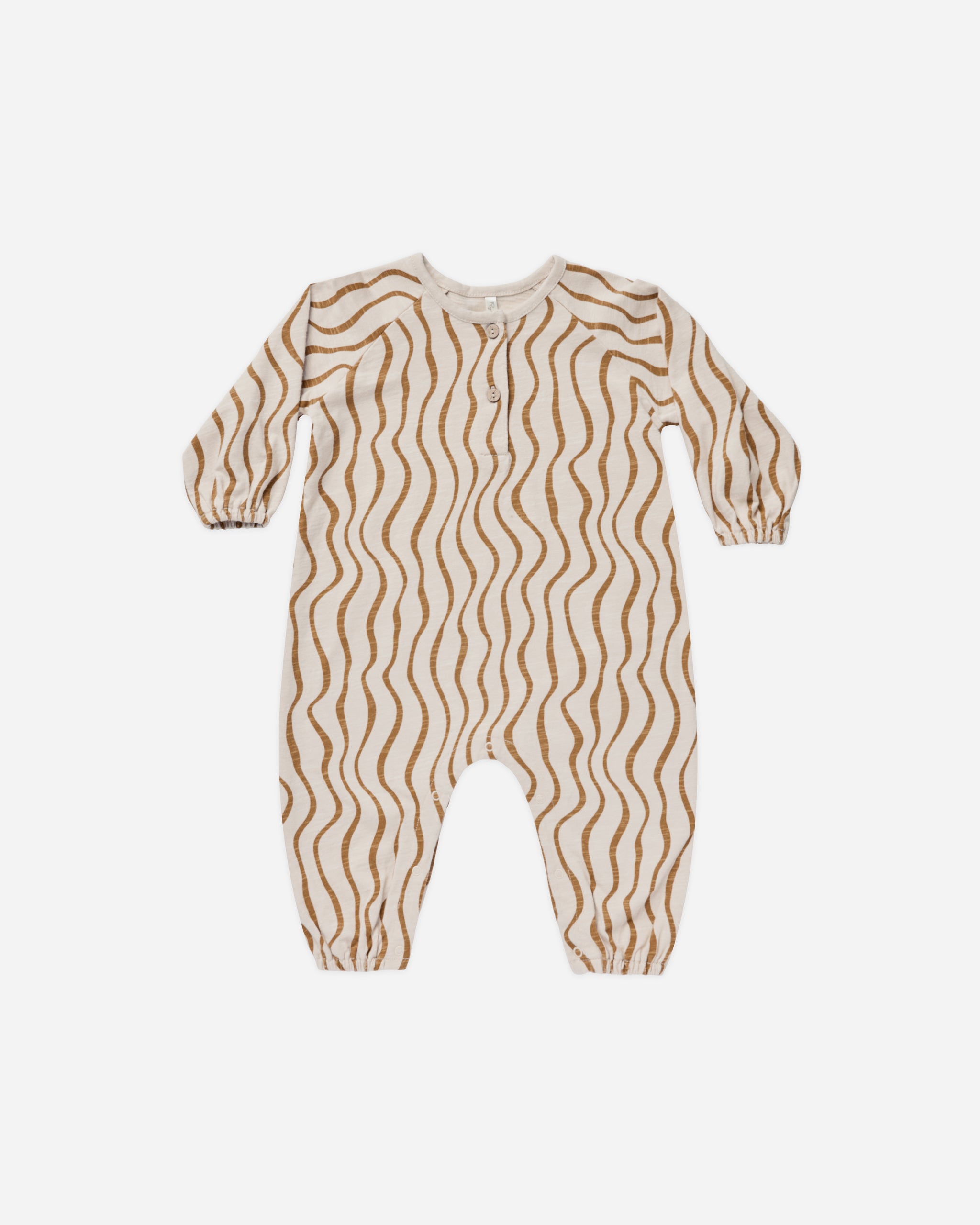 Henley Bubble Jumpsuit || Wavy - Rylee + Cru | Kids Clothes | Trendy Baby Clothes | Modern Infant Outfits |