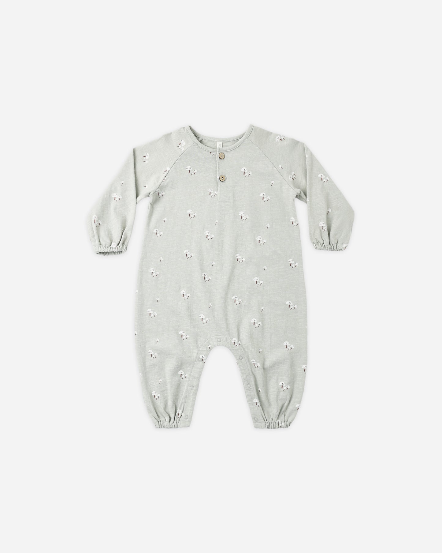 Henley Jumpsuit Mushrooms - Rylee + Cru | Kids Clothes | Trendy Baby Clothes | Modern Infant Outfits |