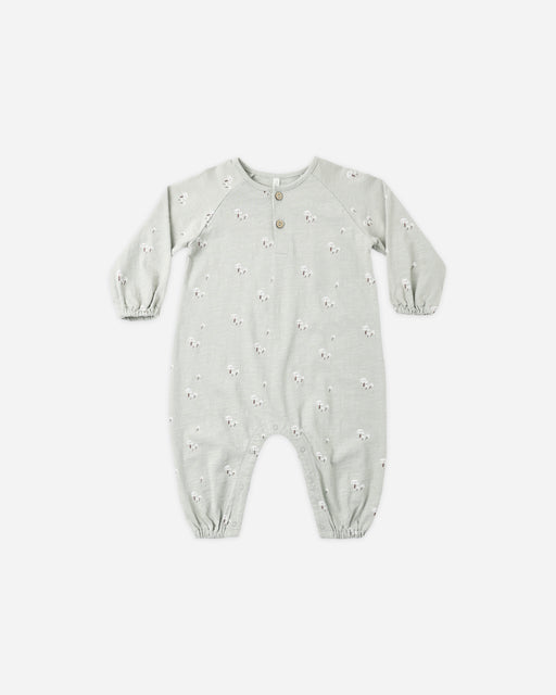 Henley Jumpsuit Mushrooms - Rylee + Cru | Kids Clothes | Trendy Baby Clothes | Modern Infant Outfits |