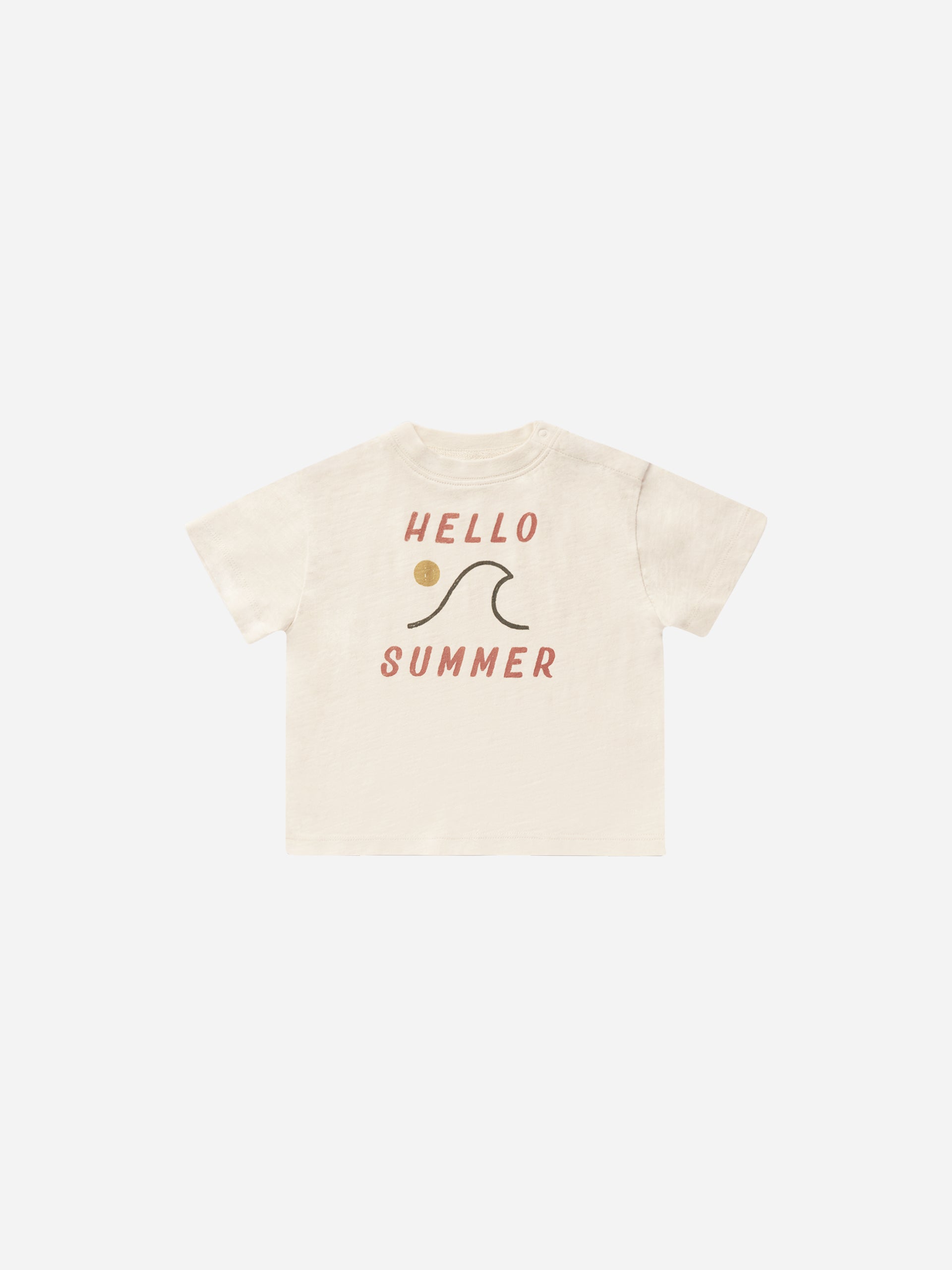 Relaxed Tee || Hello Summer - Rylee + Cru | Kids Clothes | Trendy Baby Clothes | Modern Infant Outfits |