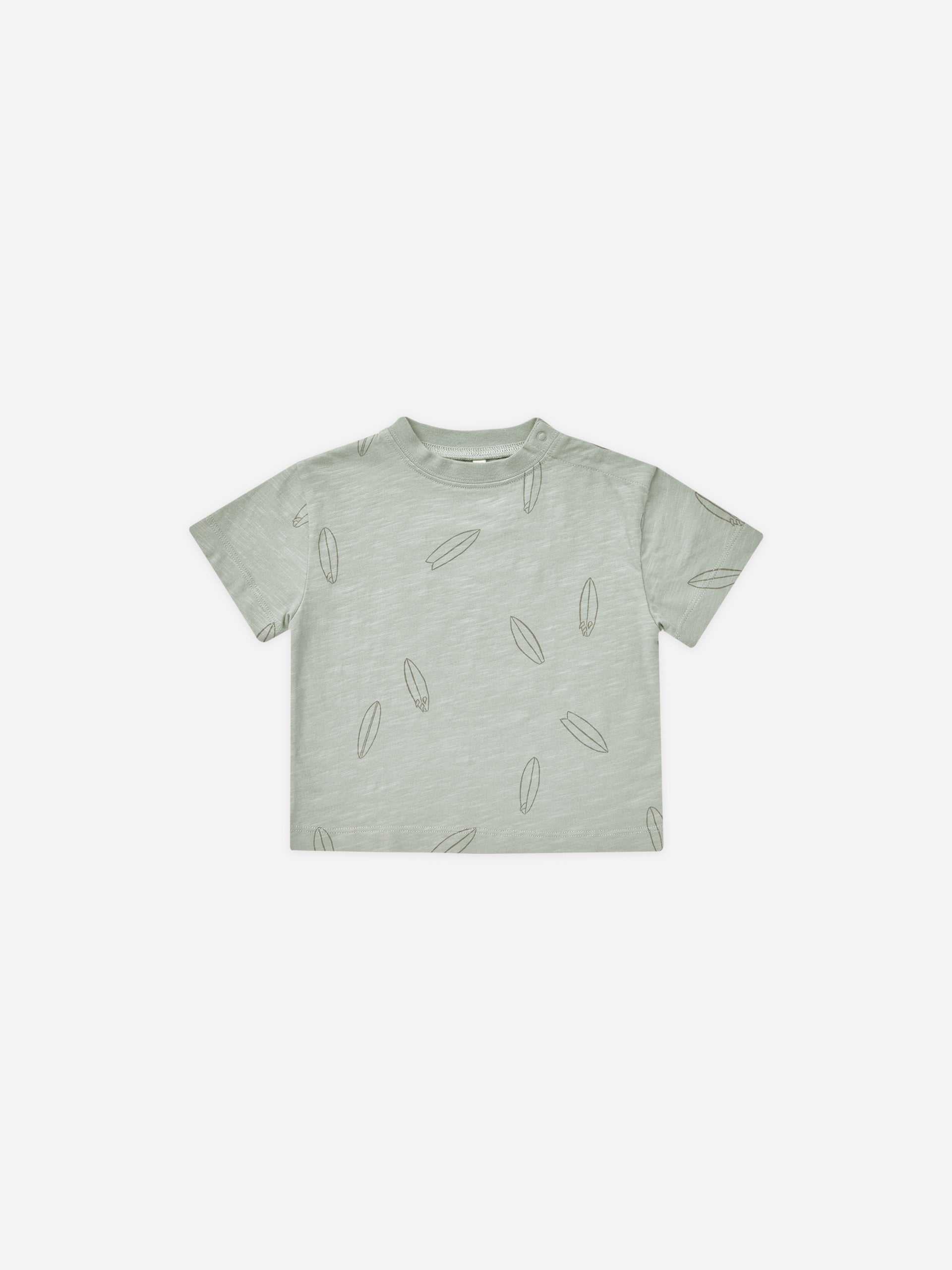 Relaxed Tee || Surfboard - Rylee + Cru | Kids Clothes | Trendy Baby Clothes | Modern Infant Outfits |