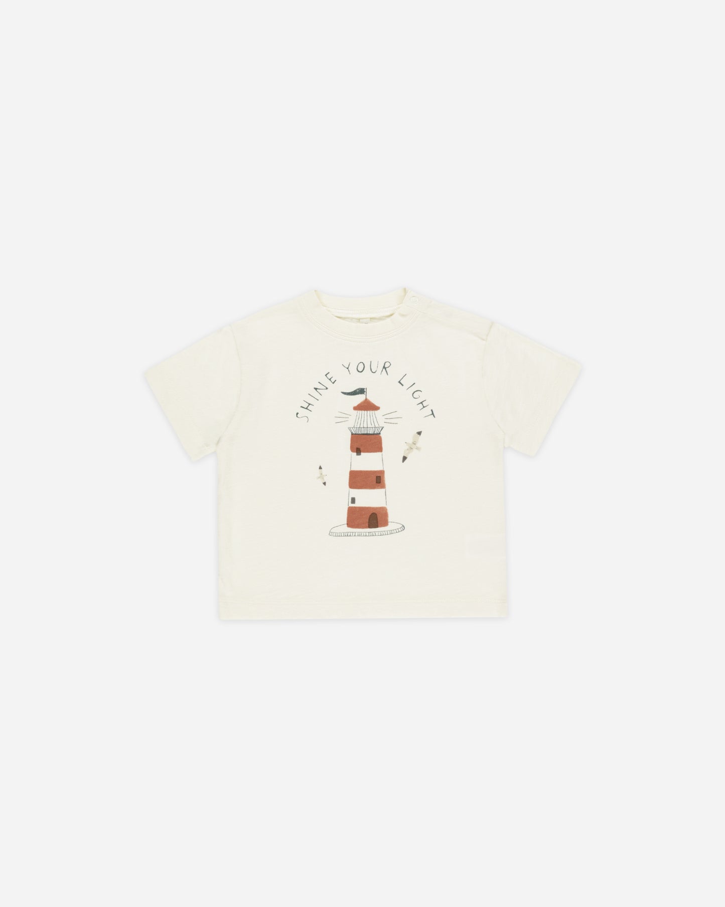 Relaxed Tee || Lighthouse - Rylee + Cru | Kids Clothes | Trendy Baby Clothes | Modern Infant Outfits |