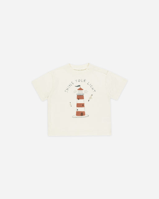 Relaxed Tee || Lighthouse - Rylee + Cru | Kids Clothes | Trendy Baby Clothes | Modern Infant Outfits |