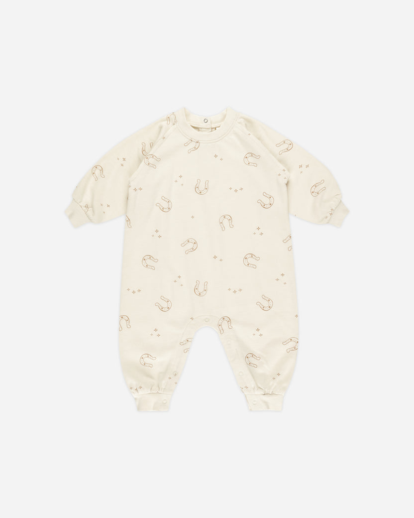 Rylee + Cru Knit Raglan Jumpsuit in Tennis main image 0