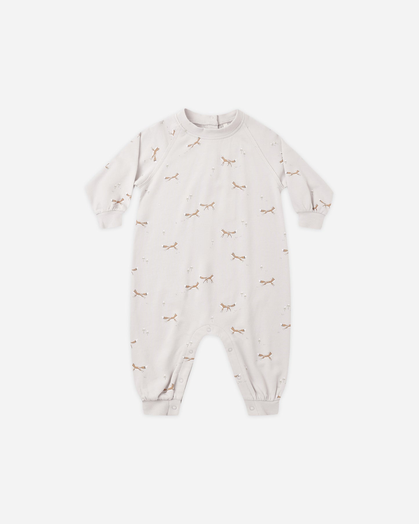Raglan Jumpsuit Foxes - Rylee + Cru | Kids Clothes | Trendy Baby Clothes | Modern Infant Outfits |