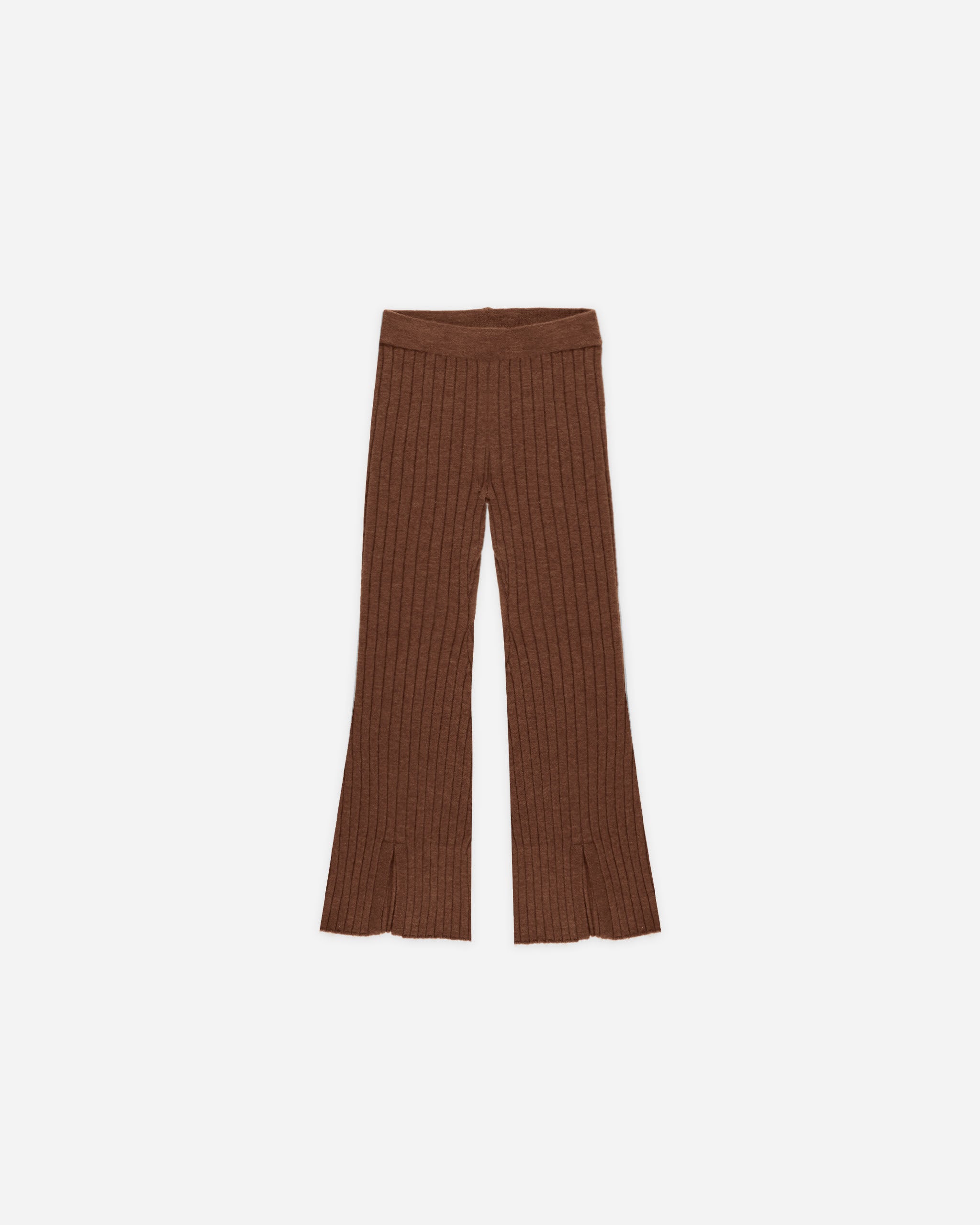 Flare Knit Pant || Brown - Rylee + Cru | Kids Clothes | Trendy Baby Clothes | Modern Infant Outfits |