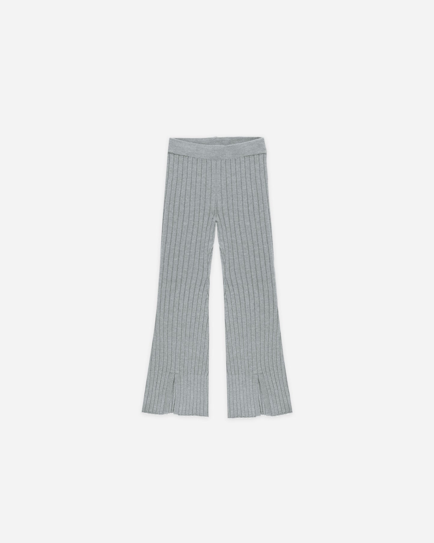 Flare Knit Pant || Dusty Blue - Rylee + Cru | Kids Clothes | Trendy Baby Clothes | Modern Infant Outfits |