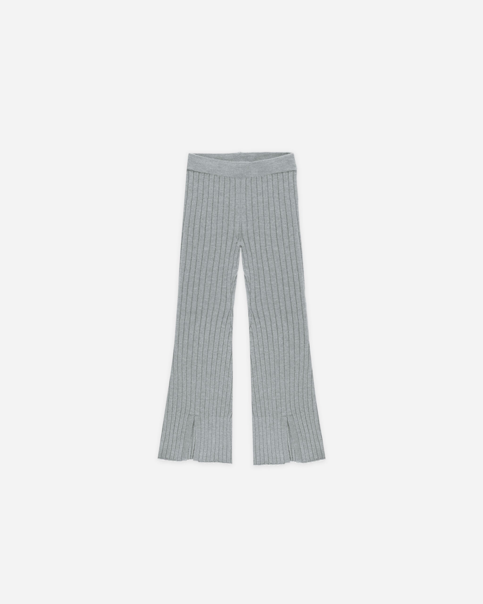 Flare Knit Pant || Dusty Blue - Rylee + Cru | Kids Clothes | Trendy Baby Clothes | Modern Infant Outfits |