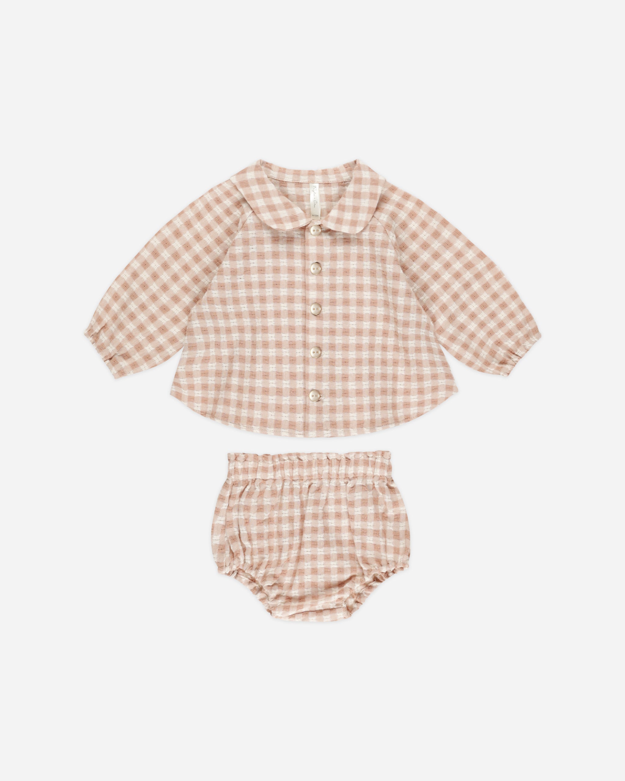 Nellie Set || Pink Gingham