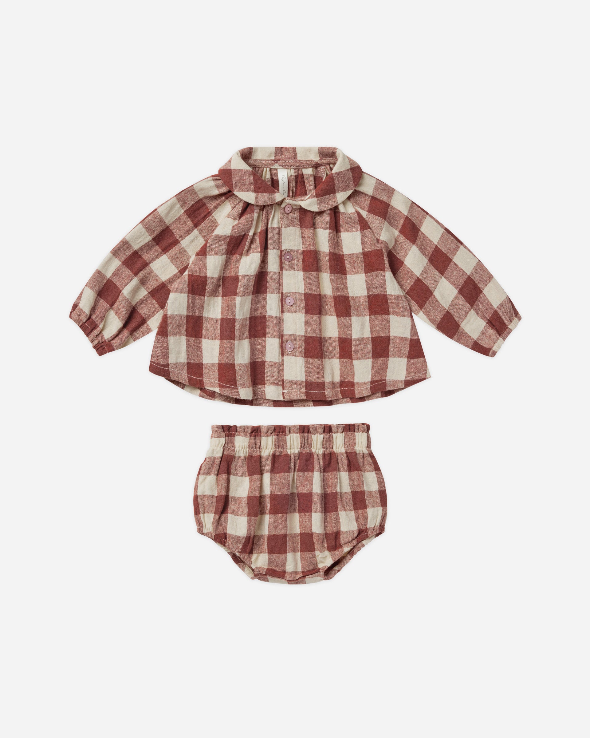 Rylee + Cru Nellie Set || Ruby Plaid main image 1