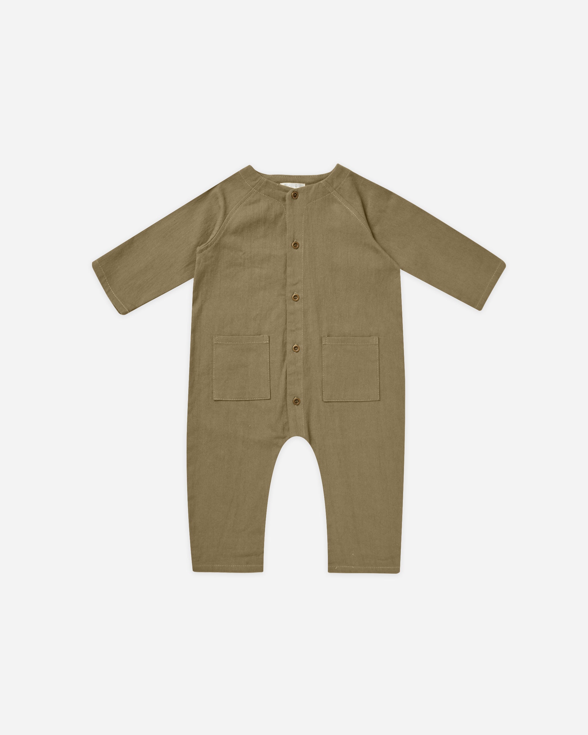 Roman Romper || Moss - Rylee + Cru | Kids Clothes | Trendy Baby Clothes | Modern Infant Outfits |