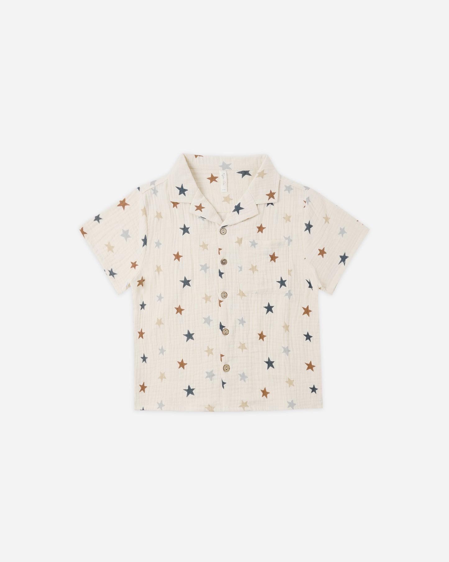 Lapel Collar Shirt Stars - Rylee + Cru | Kids Clothes | Trendy Baby Clothes | Modern Infant Outfits |