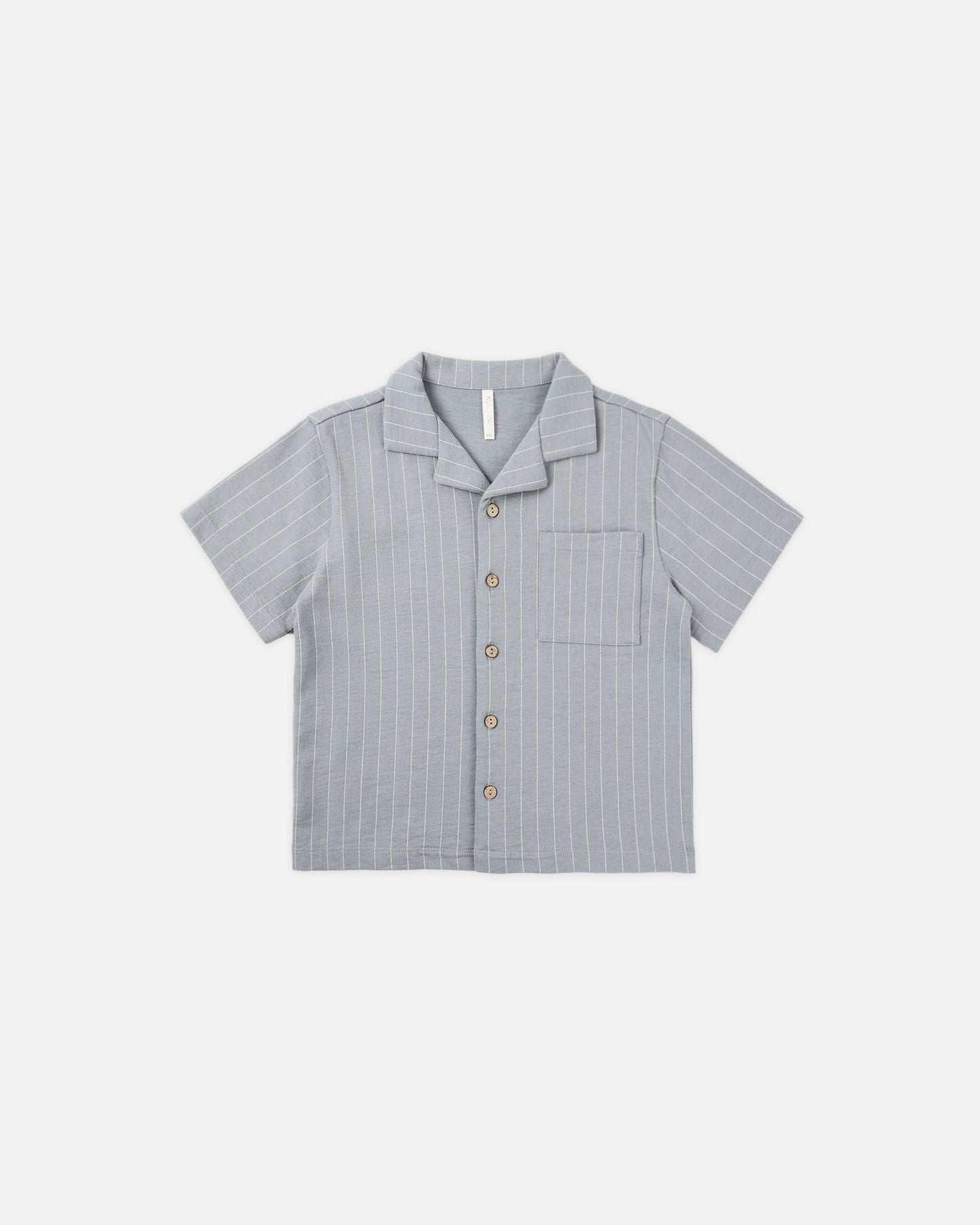 Lapel Collar Shirt || Blue Stripe - Rylee + Cru | Kids Clothes | Trendy Baby Clothes | Modern Infant Outfits |