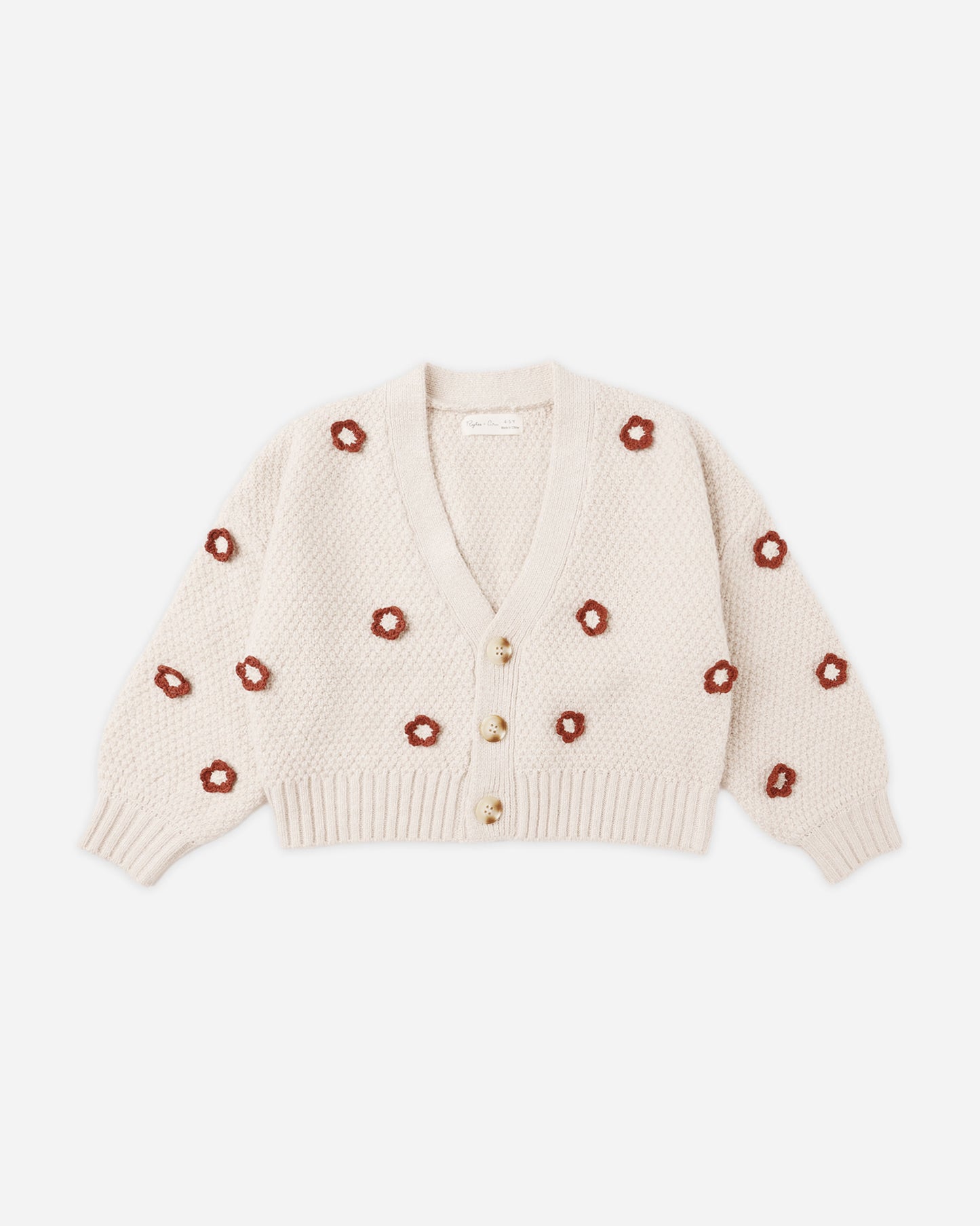 Boxy Crop Cardigan || Ruby Daisy - Rylee + Cru | Kids Clothes | Trendy Baby Clothes | Modern Infant Outfits |