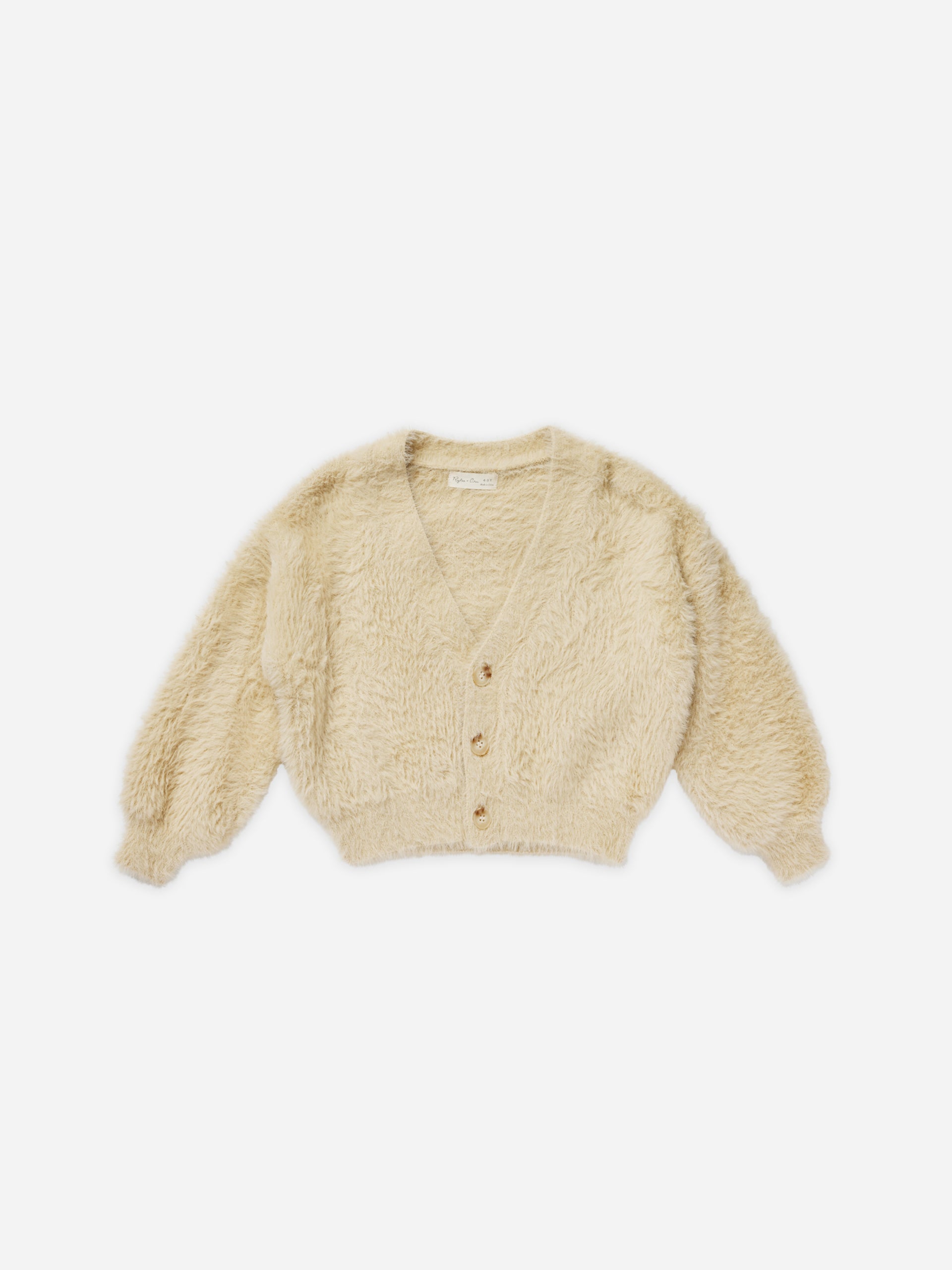 Boxy Crop Cardigan || Champagne - Rylee + Cru | Kids Clothes | Trendy Baby Clothes | Modern Infant Outfits |