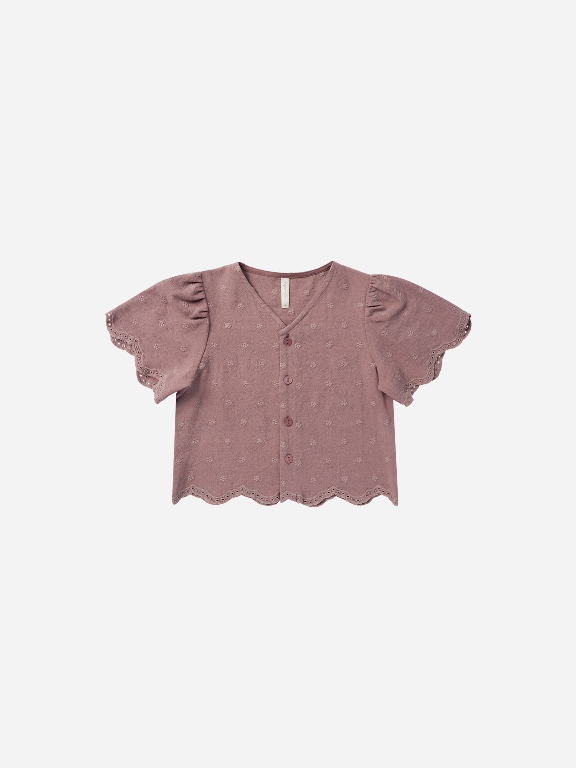 Cleo Top || Mulberry Daisy - Rylee + Cru | Kids Clothes | Trendy Baby Clothes | Modern Infant Outfits |