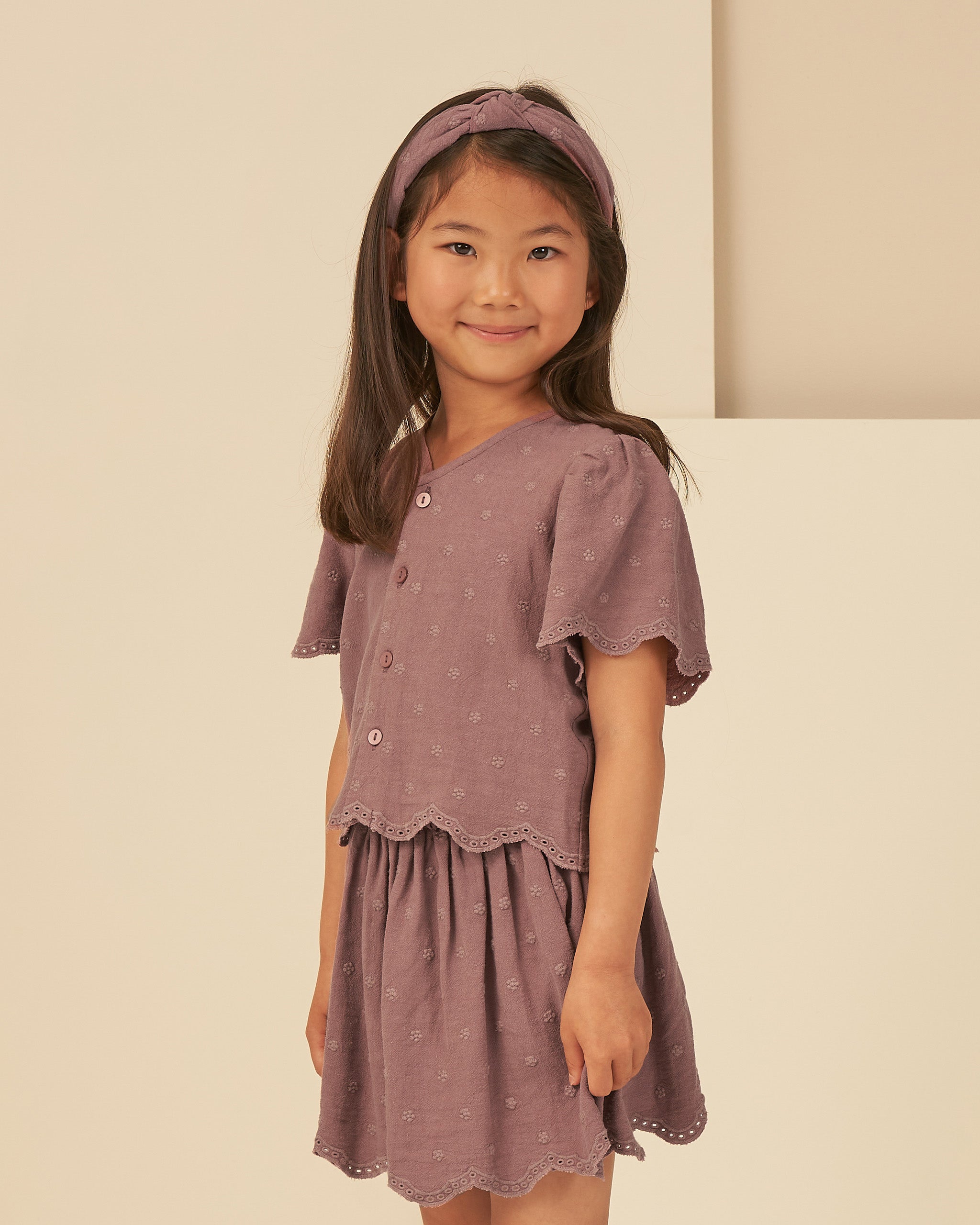 Mae Skirt || Mulberry Daisy - Rylee + Cru | Kids Clothes | Trendy Baby Clothes | Modern Infant Outfits |