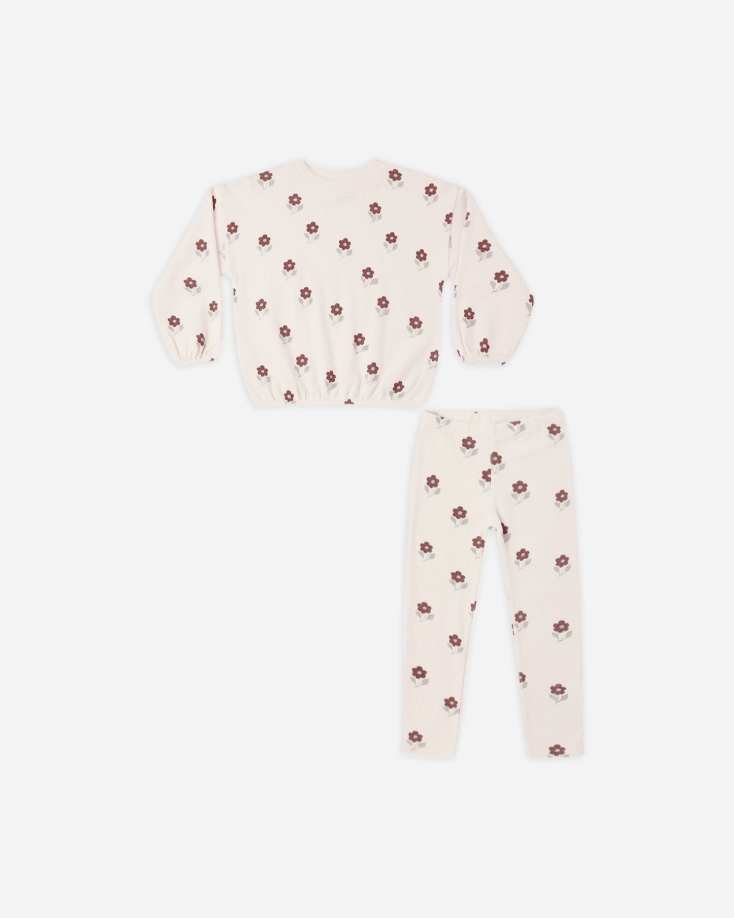 Spongey Knit Set Petal Daisy - Rylee + Cru | Kids Clothes | Trendy Baby Clothes | Modern Infant Outfits |