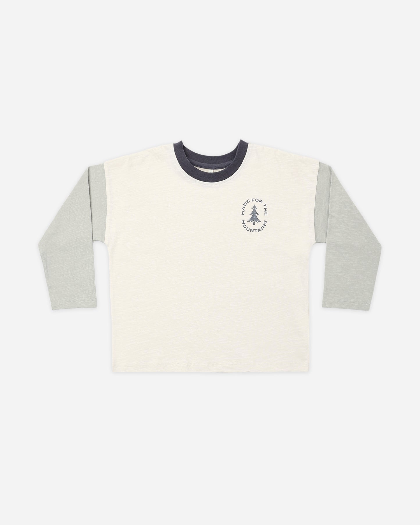 Camden Long Sleeve Tee Made For The Mountains - Rylee + Cru | Kids Clothes | Trendy Baby Clothes | Modern Infant Outfits |