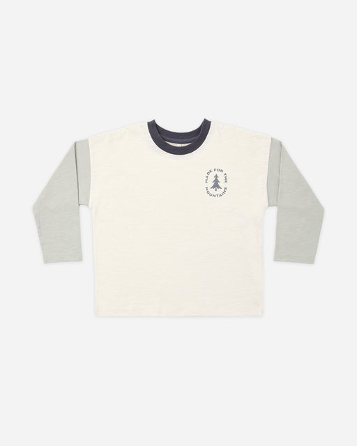 Camden Long Sleeve Tee Made For The Mountains - Rylee + Cru | Kids Clothes | Trendy Baby Clothes | Modern Infant Outfits |