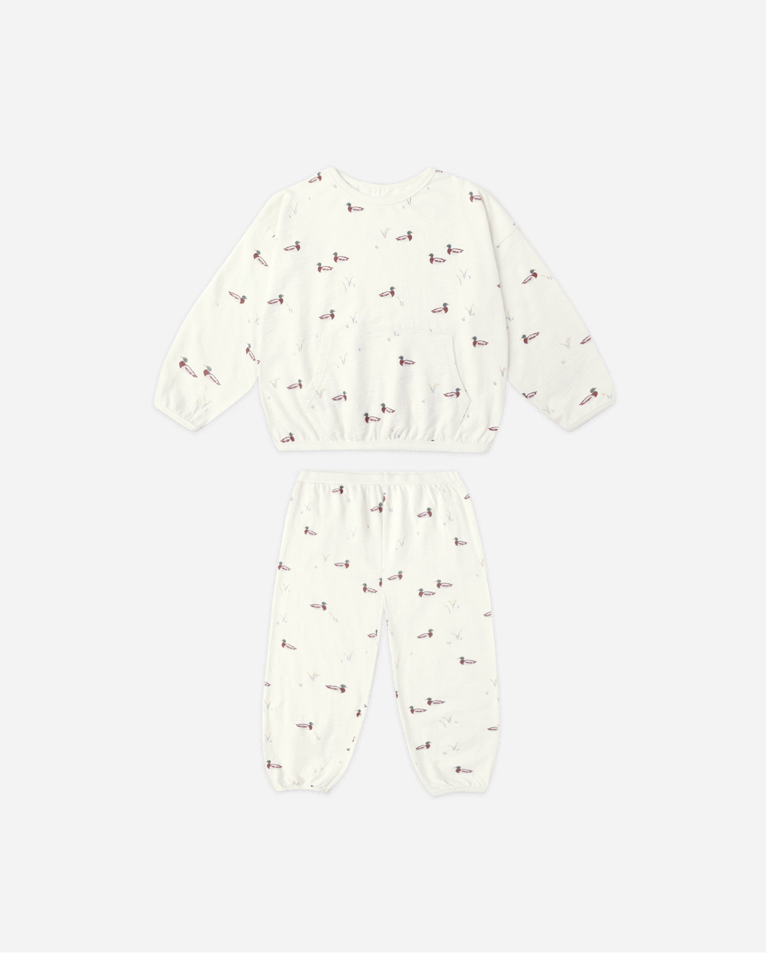 Relaxed Set || Ducks - Rylee + Cru | Kids Clothes | Trendy Baby Clothes | Modern Infant Outfits |