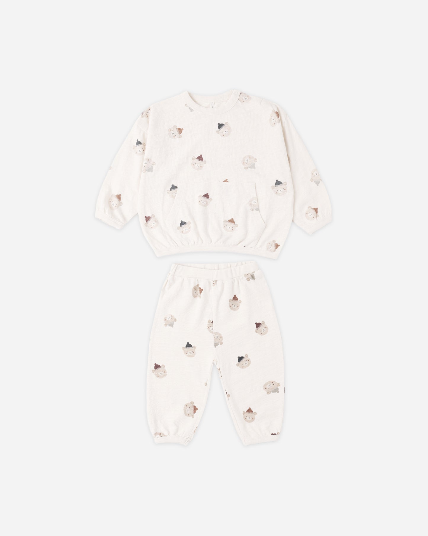 Relaxed Set Winter Bears - Rylee + Cru | Kids Clothes | Trendy Baby Clothes | Modern Infant Outfits |