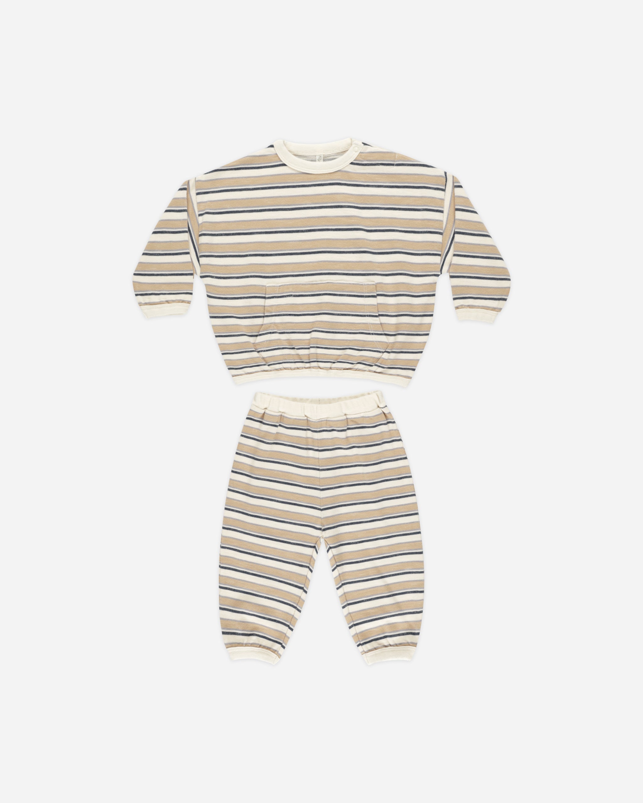 Relaxed Set || Blue Vintage Stripe