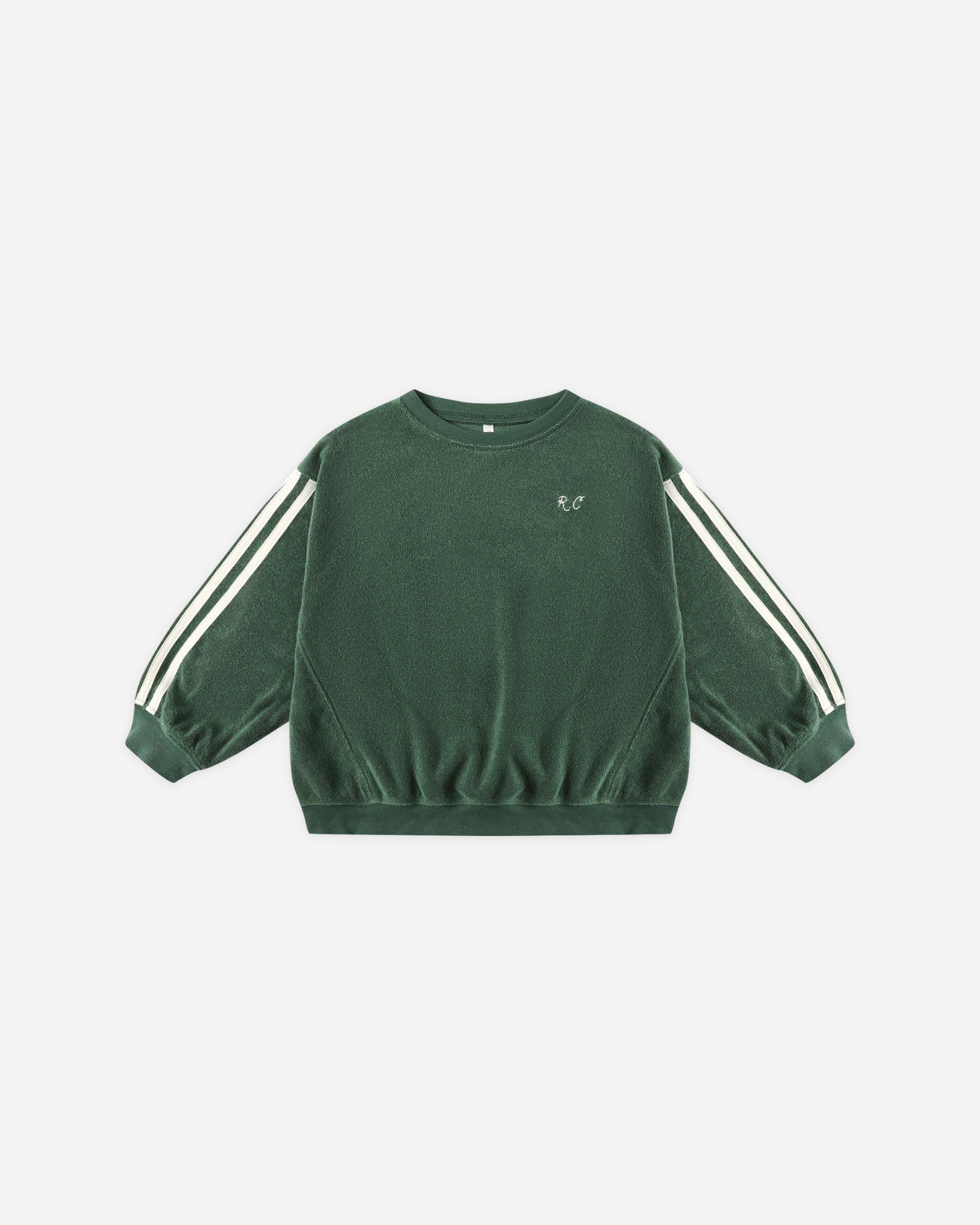 Oversized Sweatshirt || Green - Rylee + Cru | Kids Clothes | Trendy Baby Clothes | Modern Infant Outfits |