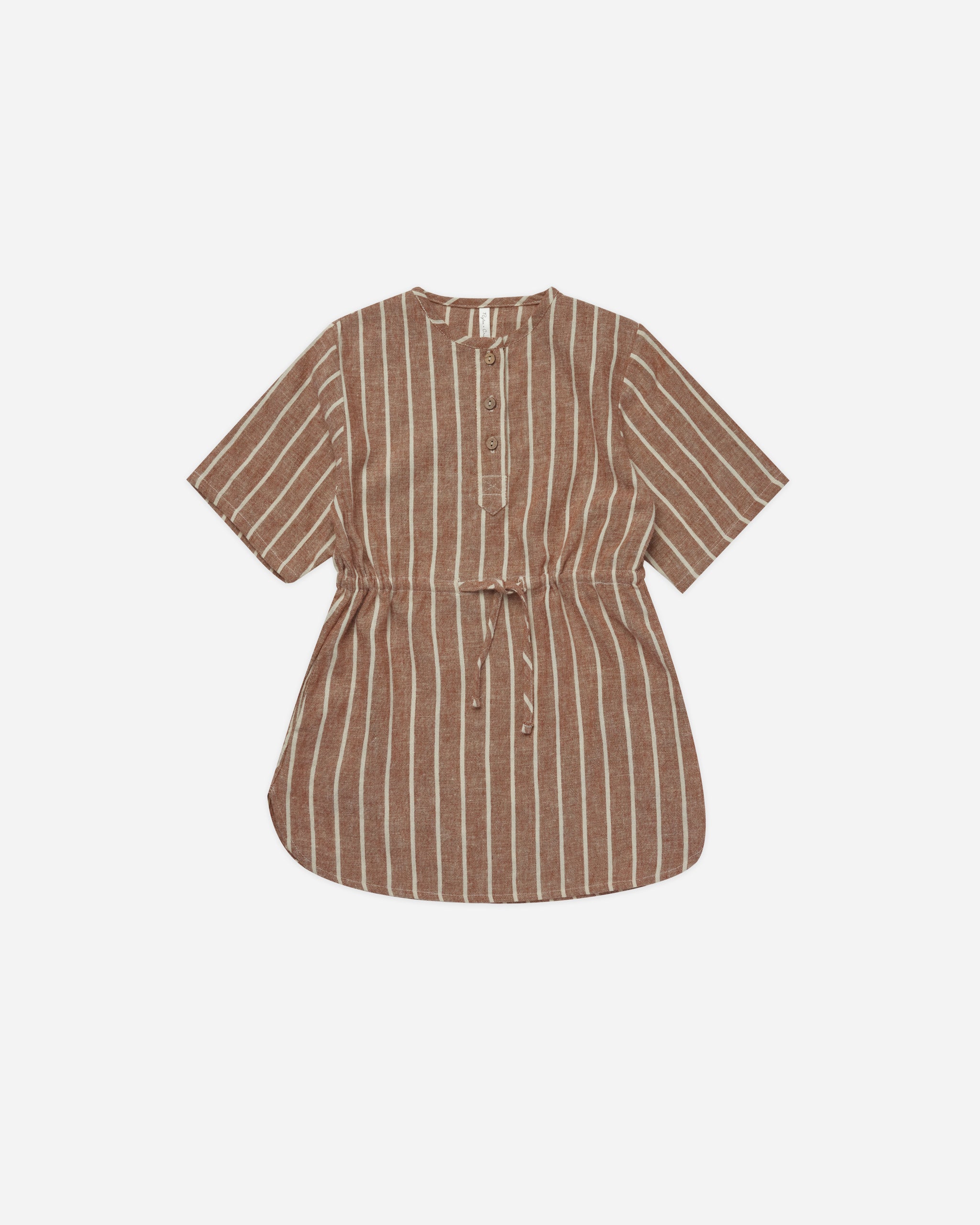 Eleni Dress || Cedar Pinstripe - Rylee + Cru | Kids Clothes | Trendy Baby Clothes | Modern Infant Outfits |