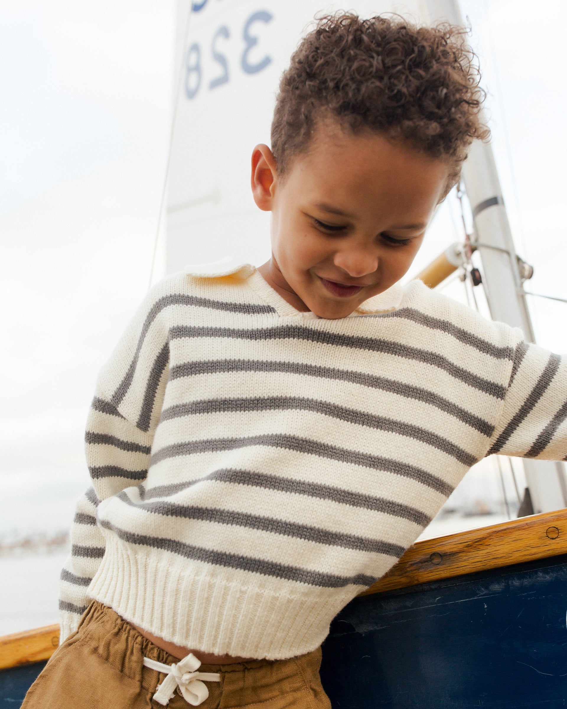 Rylee + Cru Teen Baby Tee - Navy