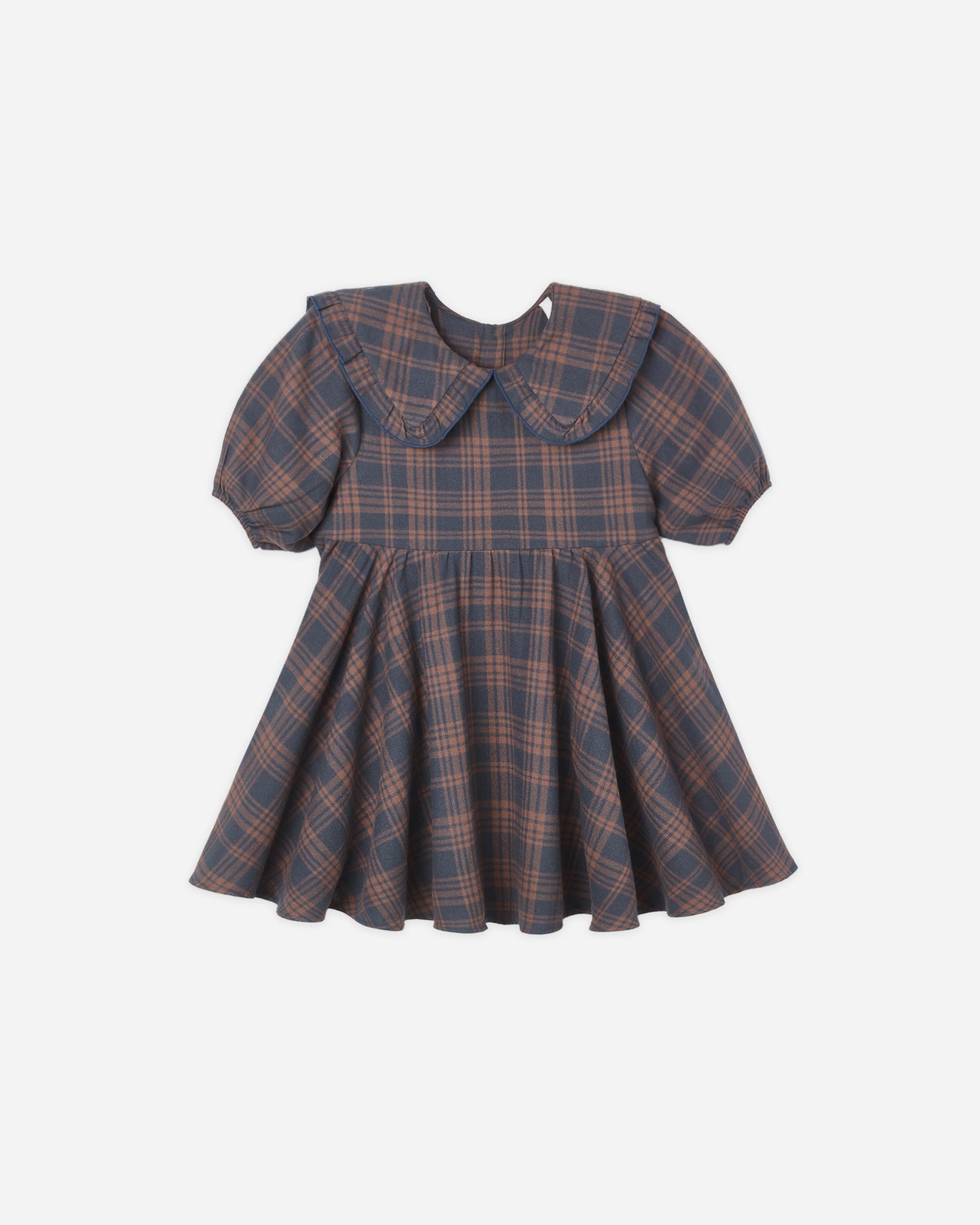 Camille Dress Midnight Plaid - Rylee + Cru | Kids Clothes | Trendy Baby Clothes | Modern Infant Outfits |