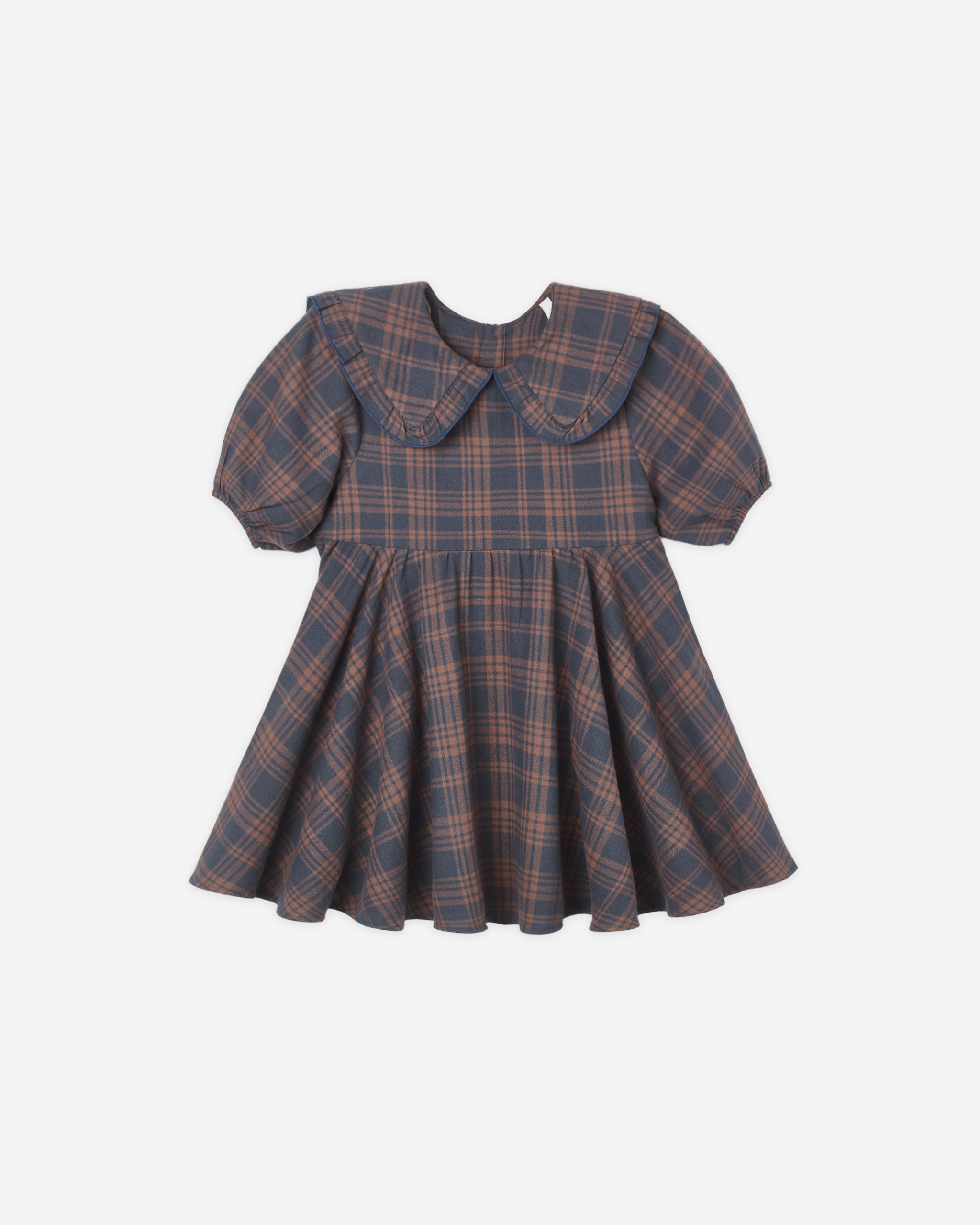 Camille Dress Midnight Plaid - Rylee + Cru | Kids Clothes | Trendy Baby Clothes | Modern Infant Outfits |