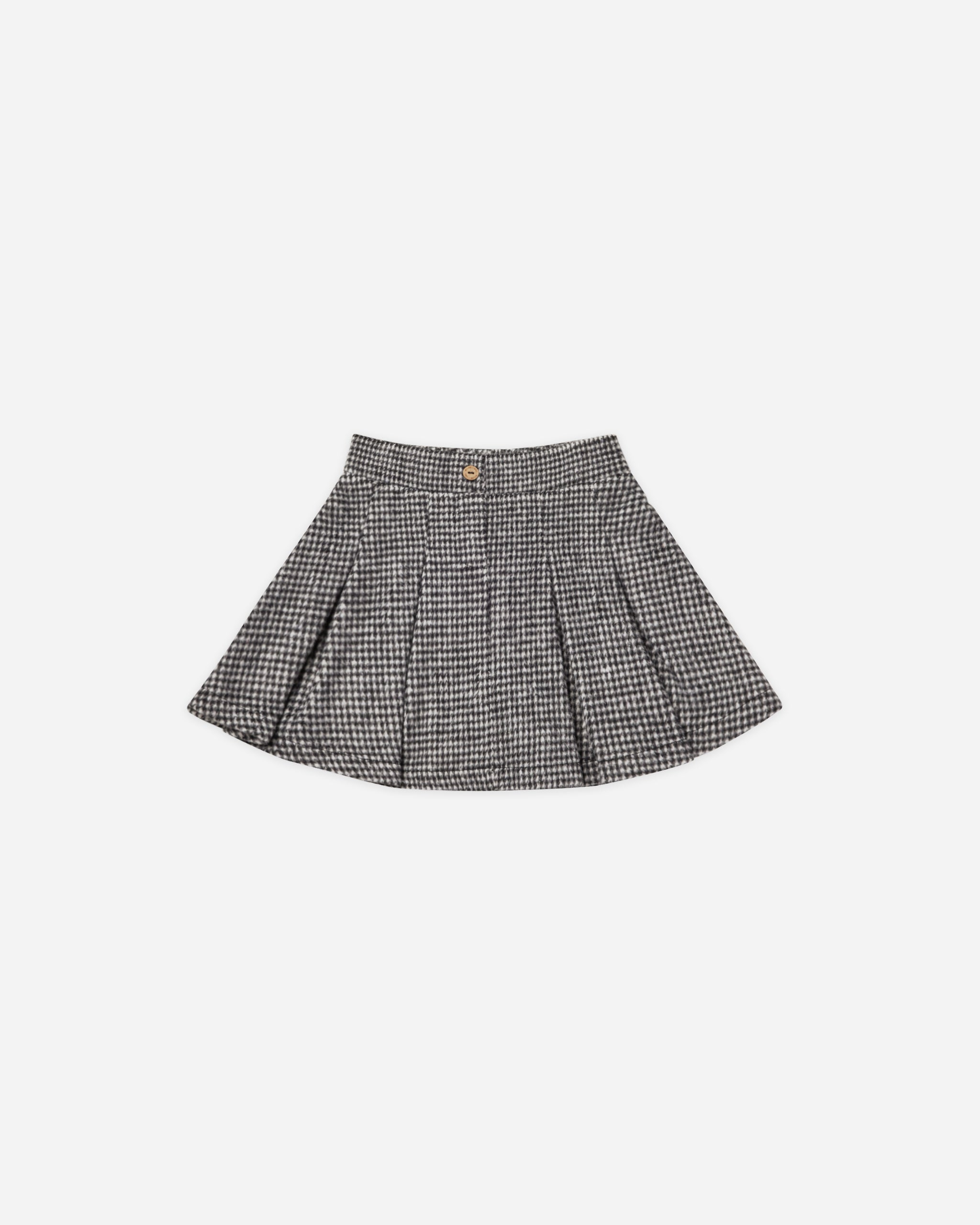 Tailored Skirt || Black Houndstooth - Rylee + Cru | Kids Clothes | Trendy Baby Clothes | Modern Infant Outfits |
