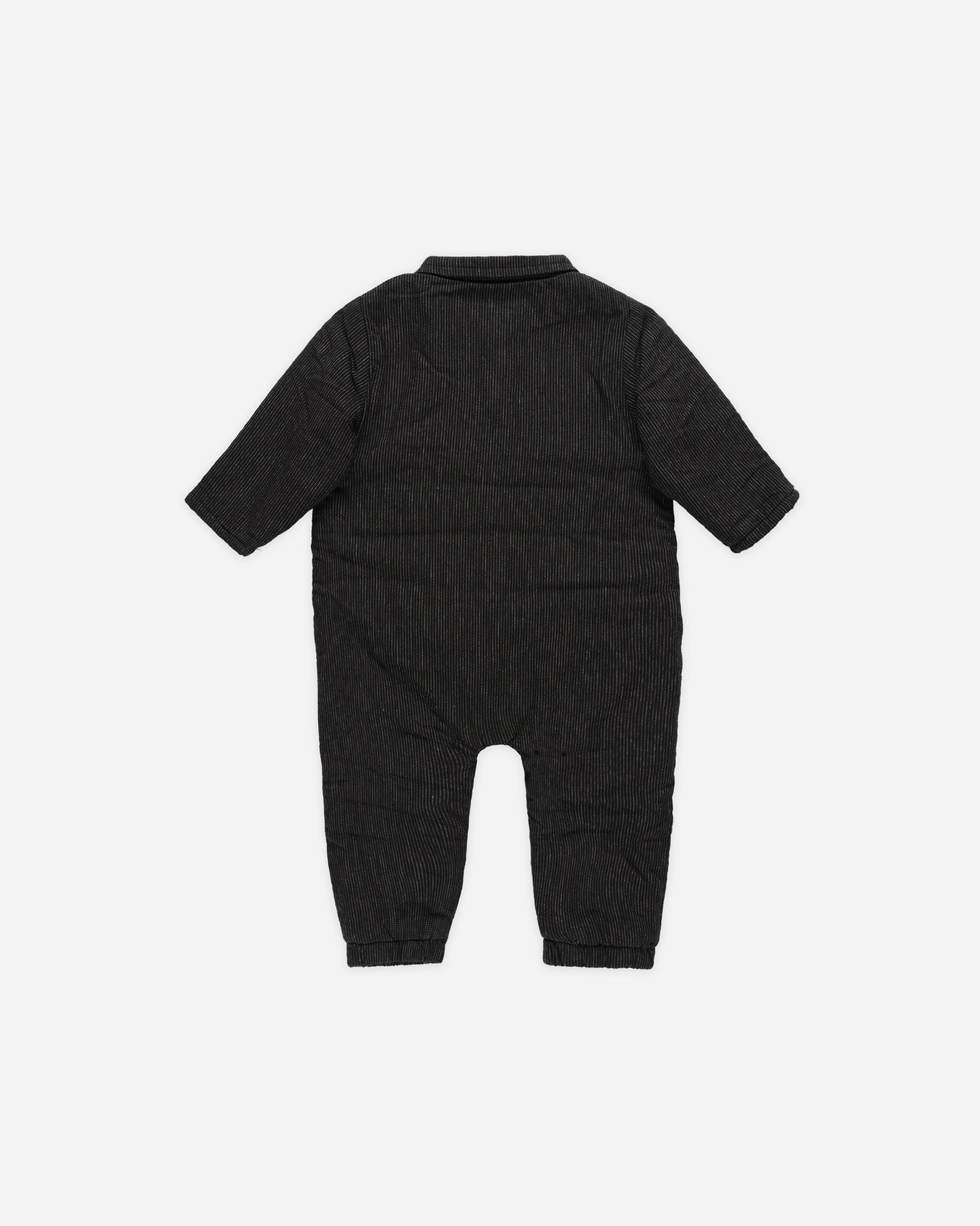 Baby Jumpsuit || Black Stripe - Rylee + Cru | Kids Clothes | Trendy Baby Clothes | Modern Infant Outfits |