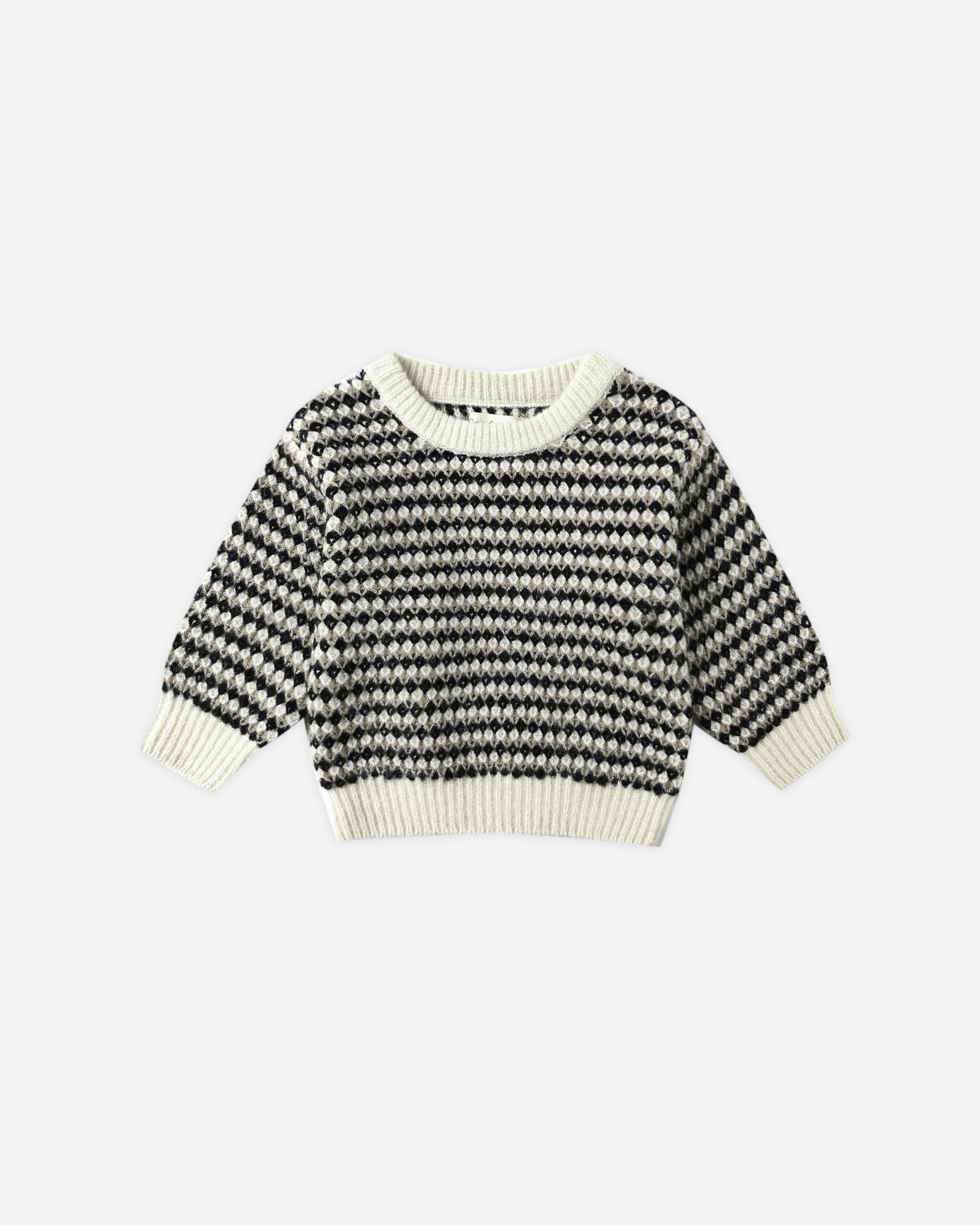 Shiloh Sweater || Black Speckle - Rylee + Cru | Kids Clothes | Trendy Baby Clothes | Modern Infant Outfits |